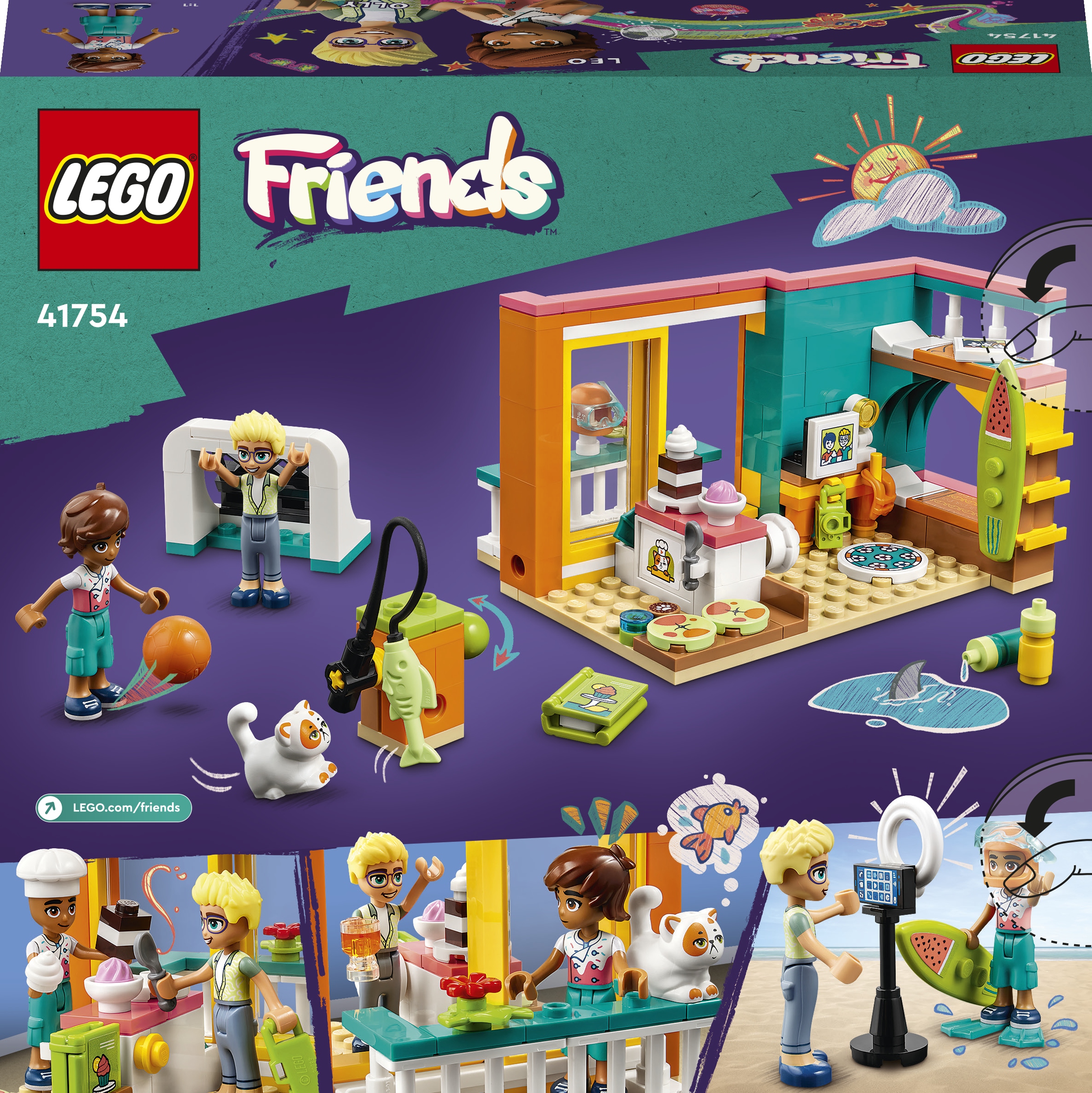 Lego Friends 41754 Leův pokoj
