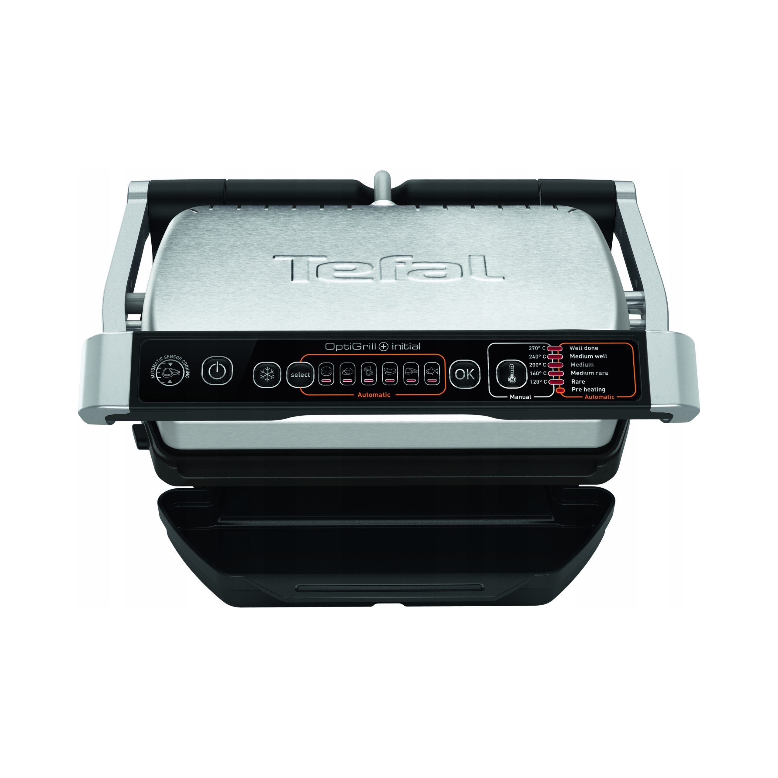 Grill elektryczny Tefal Optigrill GC706D34 srebrny/szary 2000 W