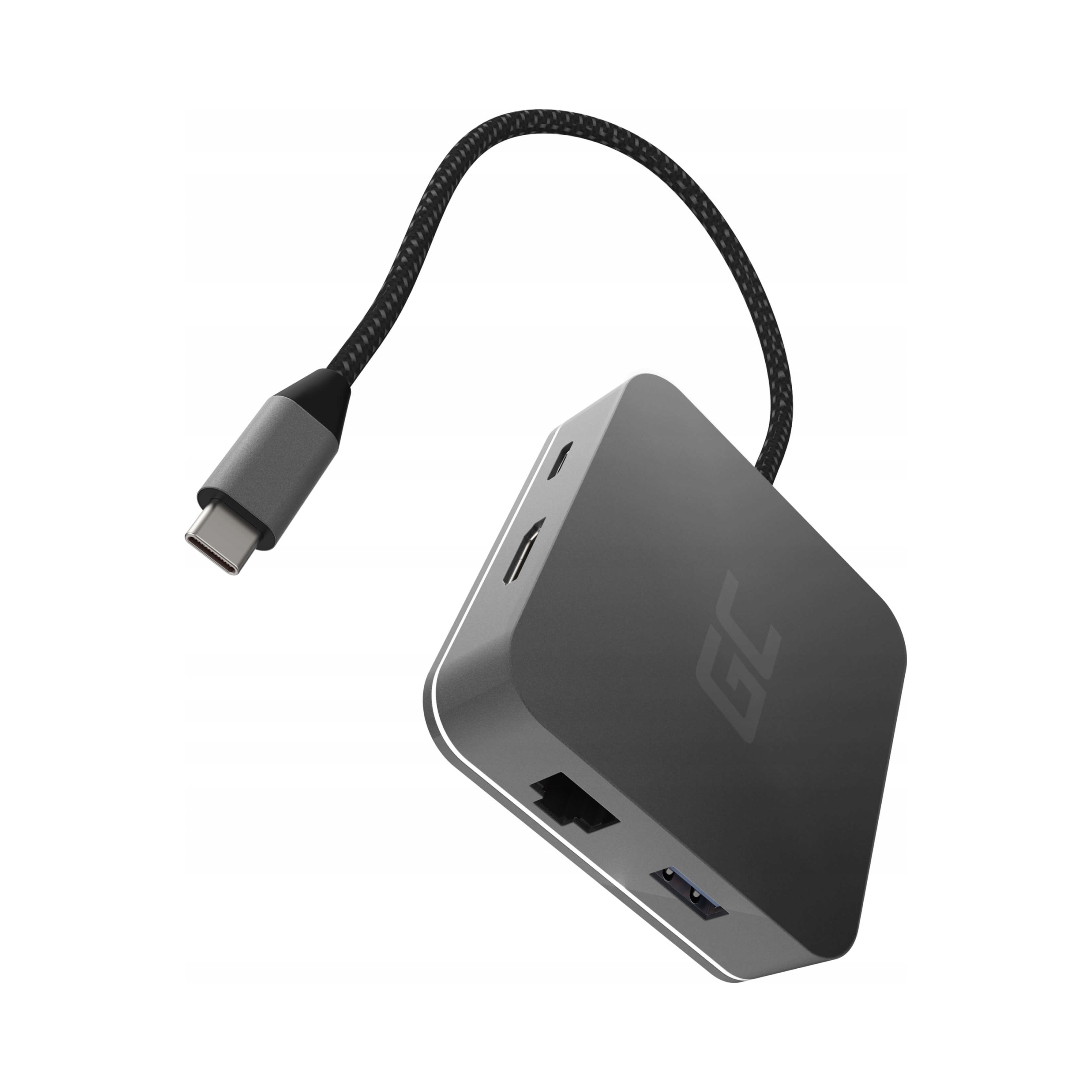 Hub Usb-c Green Cell 6w1 (usb 3.0 Hdmi Ethernet Usb-c) Apple, ZenBook itp.