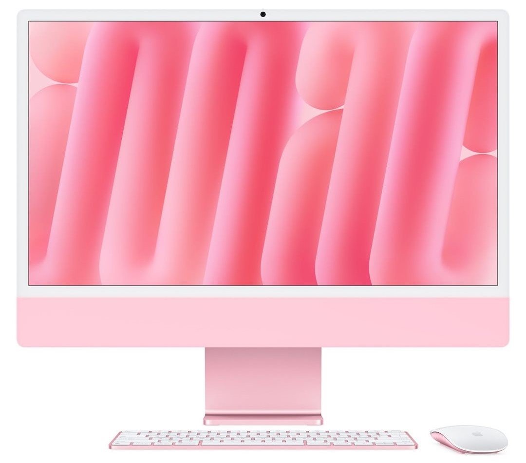 Počítačová zostava Apple iMac 24 M4 16 Gb 256 Gb Ssd ružový