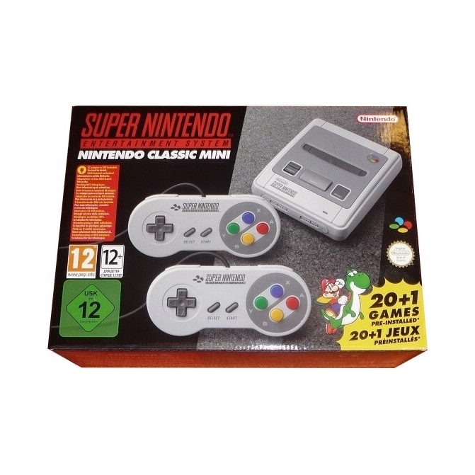 Konsola Nintendo Classic Mini SNES + 2 pady