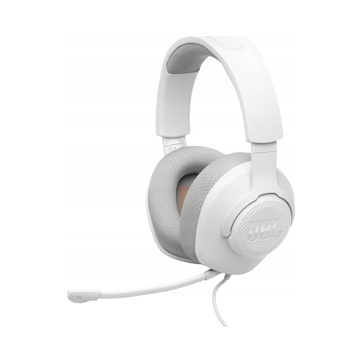 Słuchawki dla graczy Jbl Quantum 100 M2 Białe z mikrofonem do Pc, Xbox, PS5