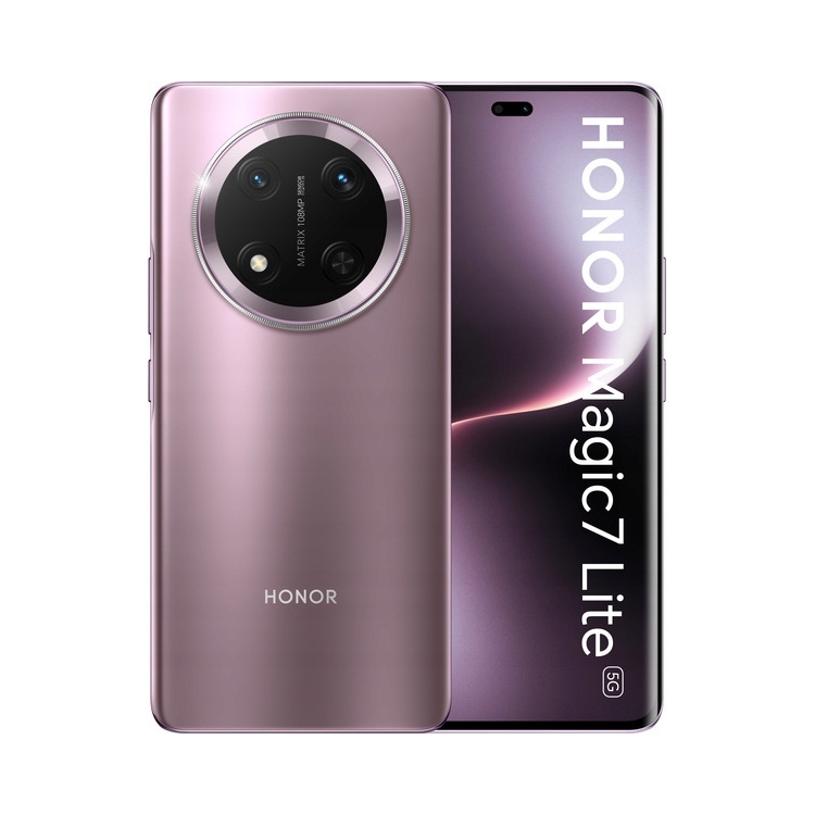 nowy Smartfon Honor Magic 7 Lite 5G 8/256GB 6.78" 120Hz Fioletowy |fv