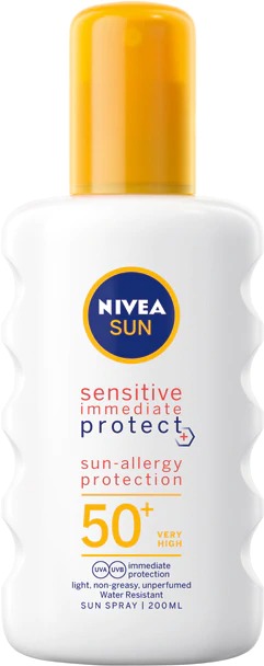 Nivea Spray Lotion Sensitiv E Spf 50+ (spray Na Opalování) 200 ML Unisex
