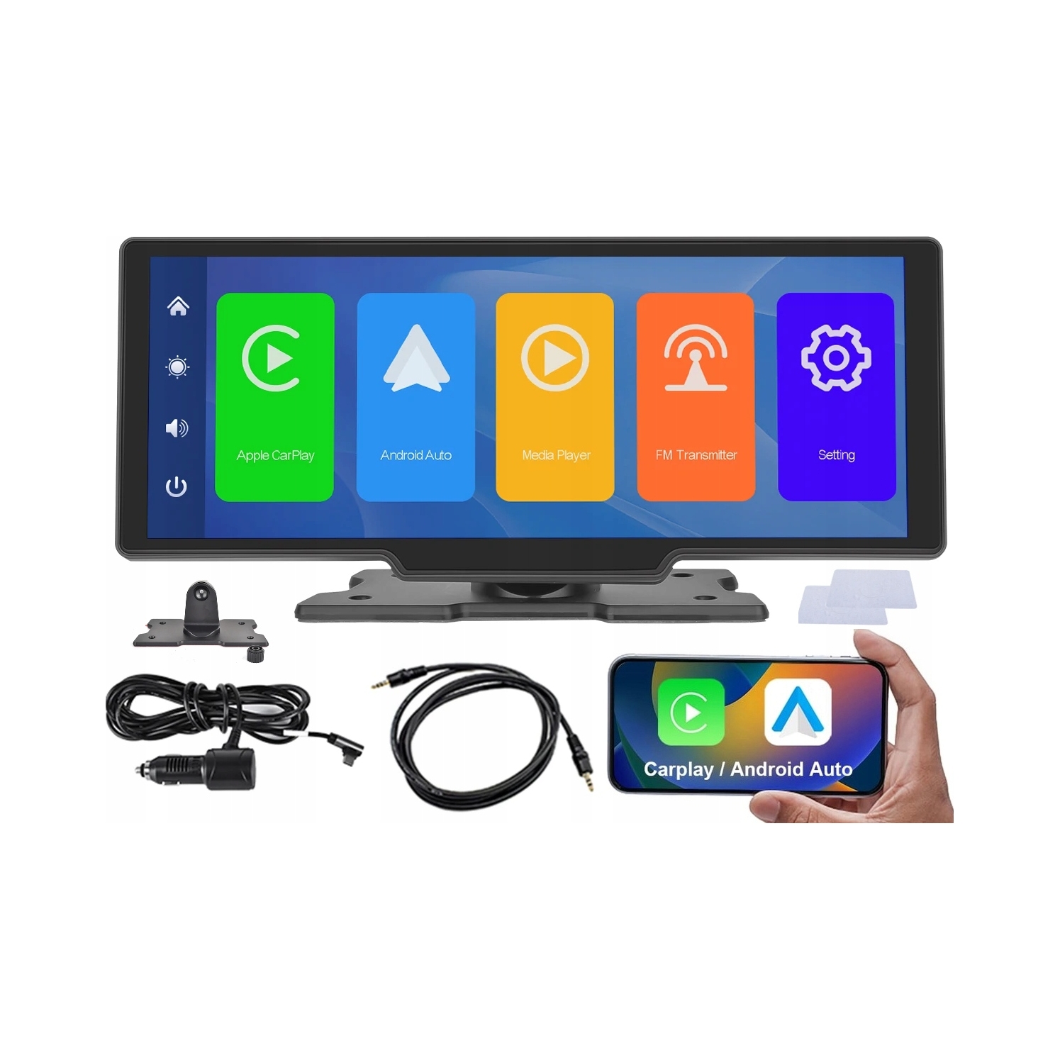 Radio stacja multimedialna ekran monitor 10,26" Android Auto Apple