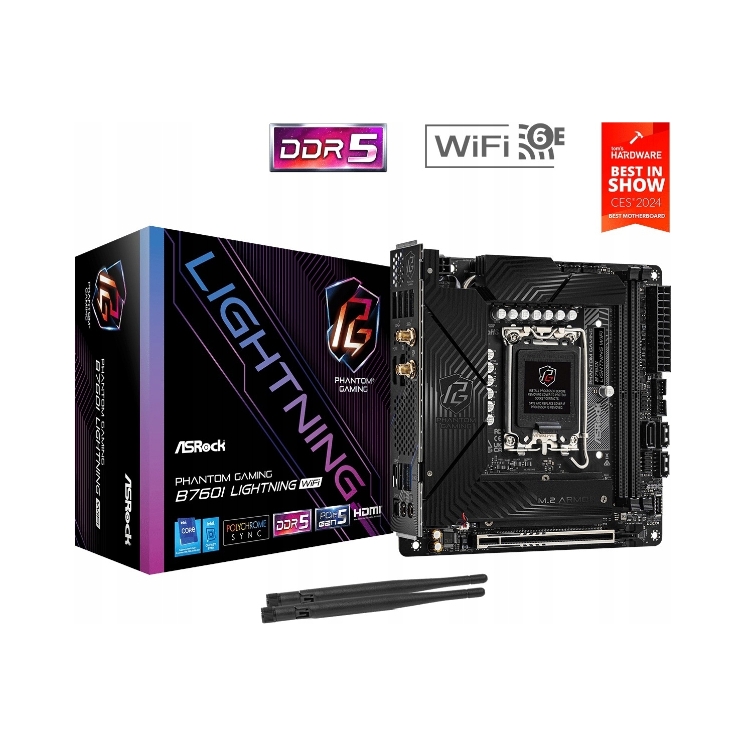 Mini Itx základná doska ASRock B760I Lightning Wifi