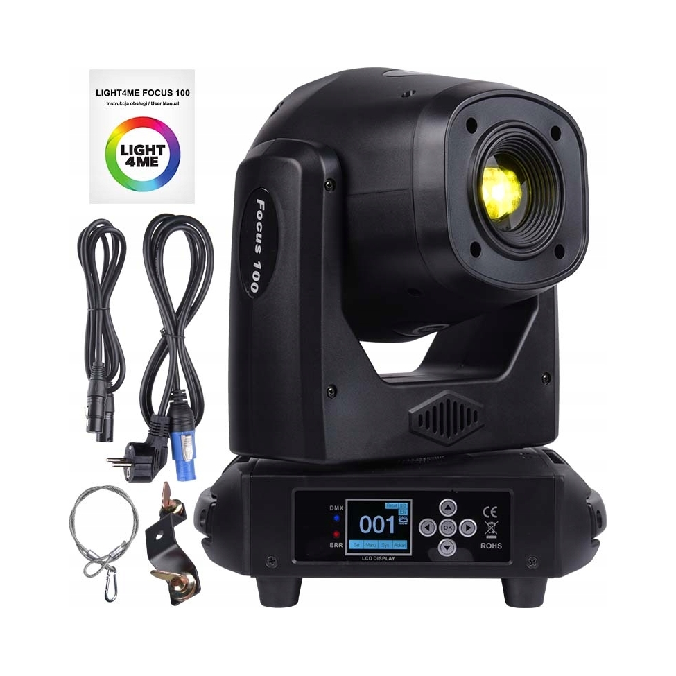 LIGHT4ME Focus 100 Spot Pryzma Led pohyblivá hlava