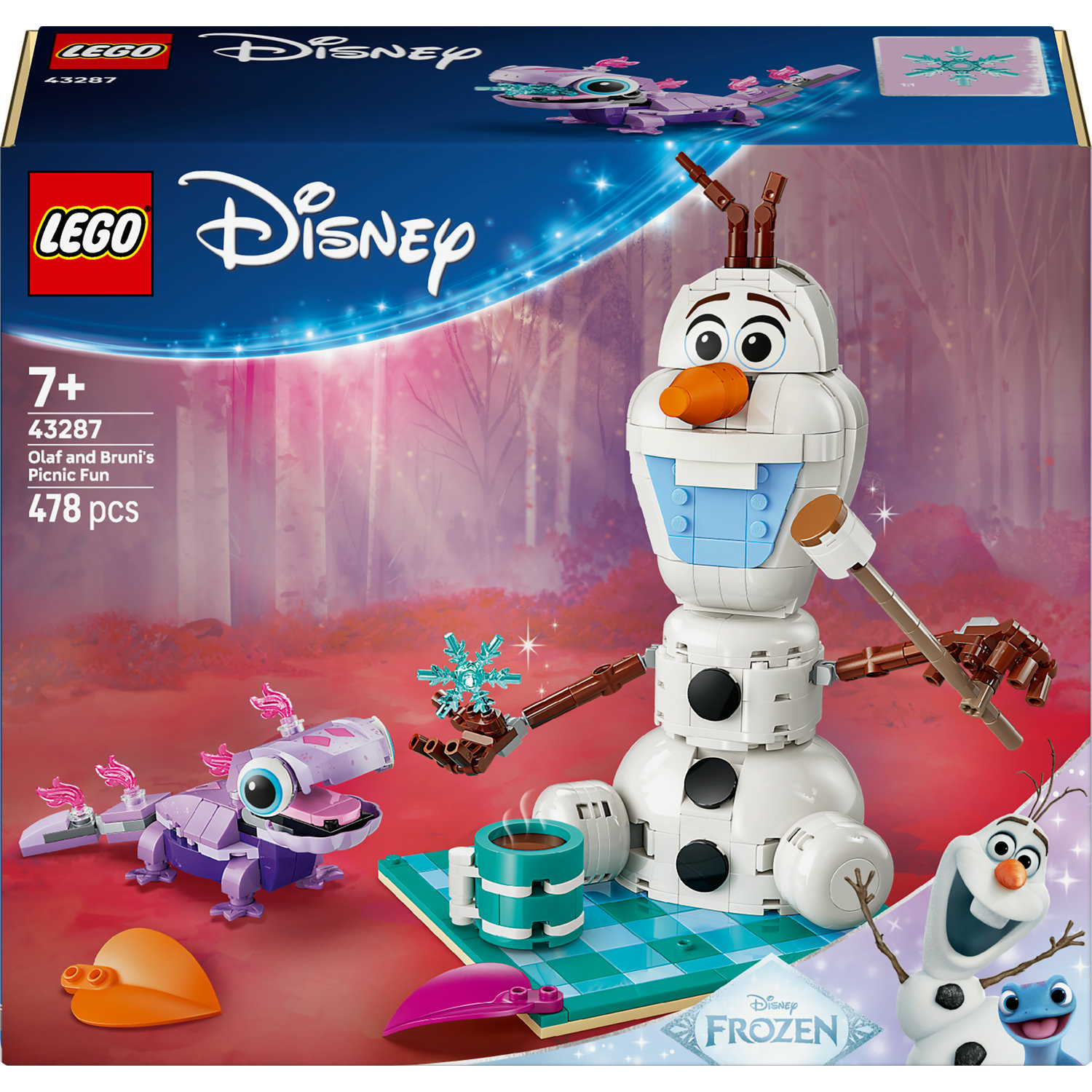 Lego 43287 Disney sada Piknik Olafa a Brunieho 7+ 478ks