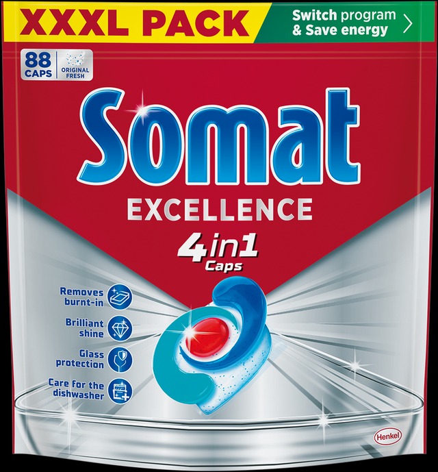 Levně Somat Excellence 4v1 kapsle do myčky 88 ks