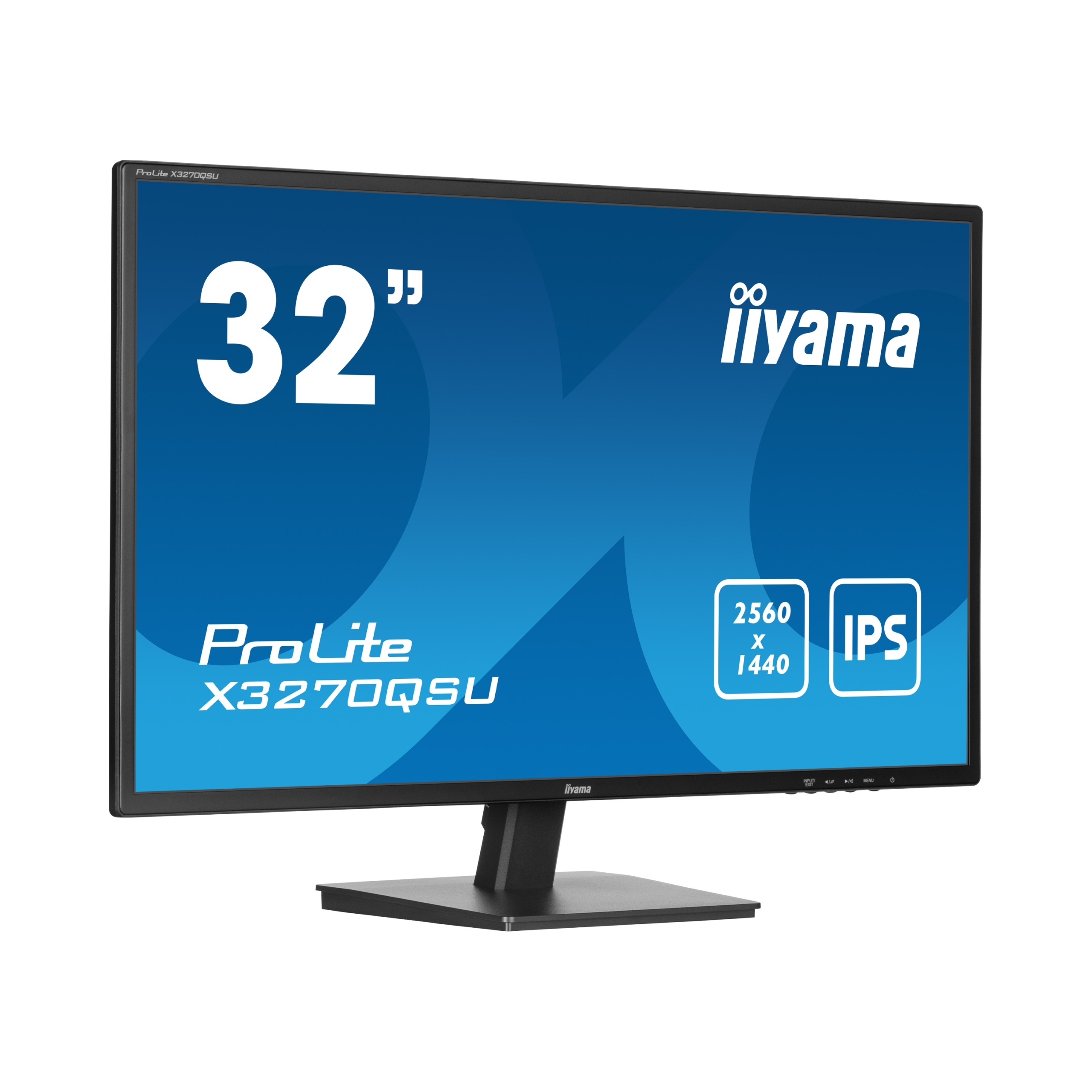 Monitor 32" iiyama ProLite X3270QSU-B1 Ips Led Wqhd 100Hz 3ms Hdmi Dp