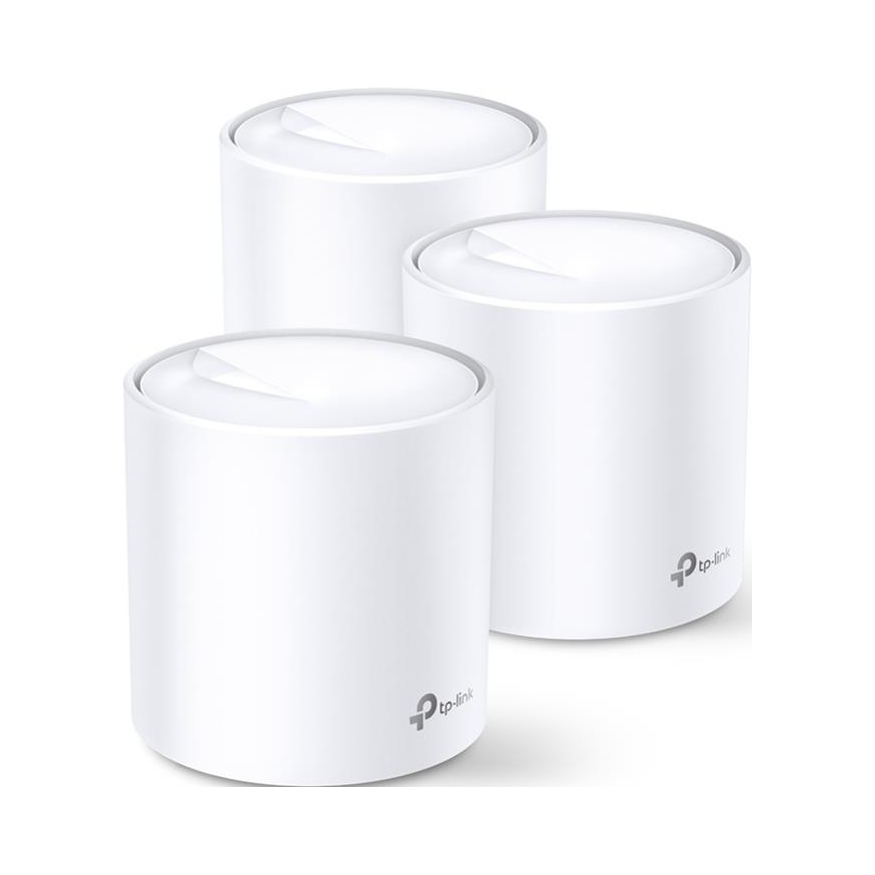Router TP-Link Deco X60 AX5400 (3 kusy) Wi-Fi Mesh, WiFi6, biely v. 4.20