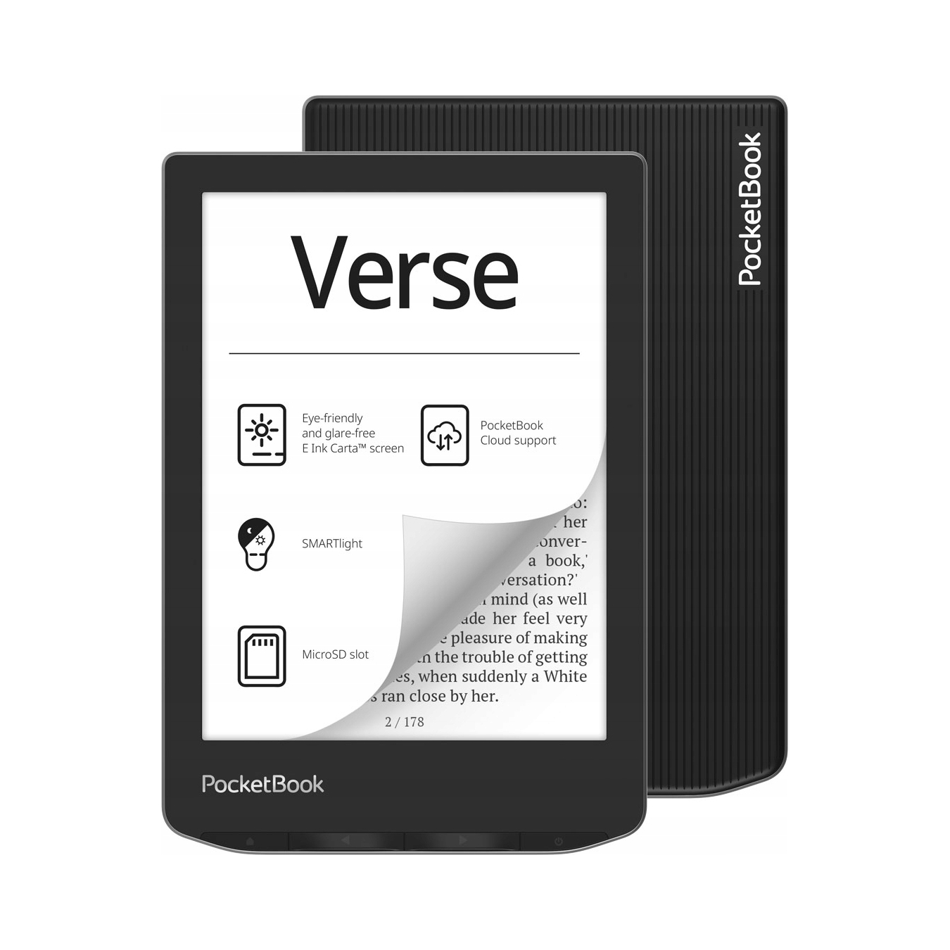 Čítačka PocketBook Verse (629) 8 Gb 6" šedá