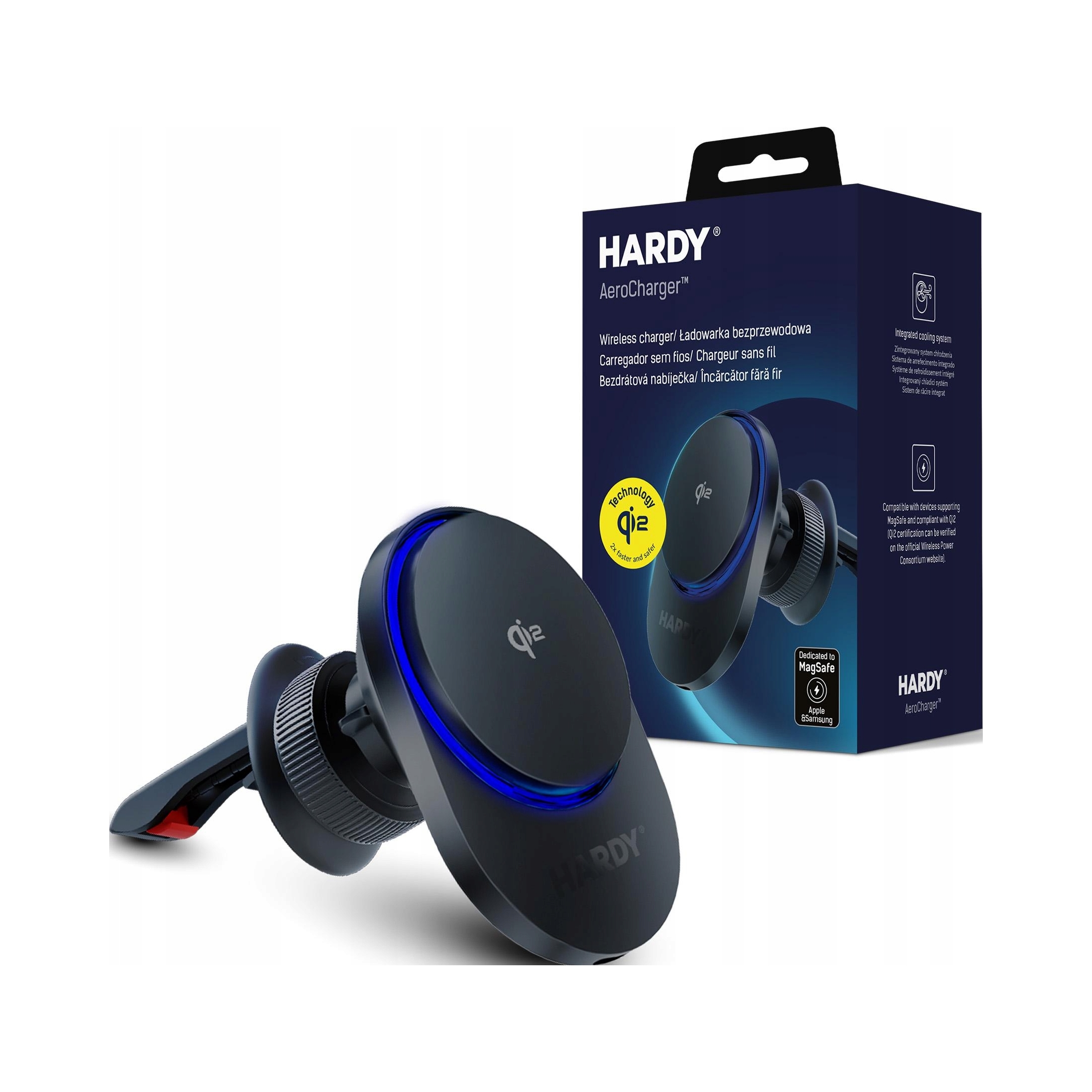 3MK indukční nabíječka 15W Qi2 AeroCharger černá