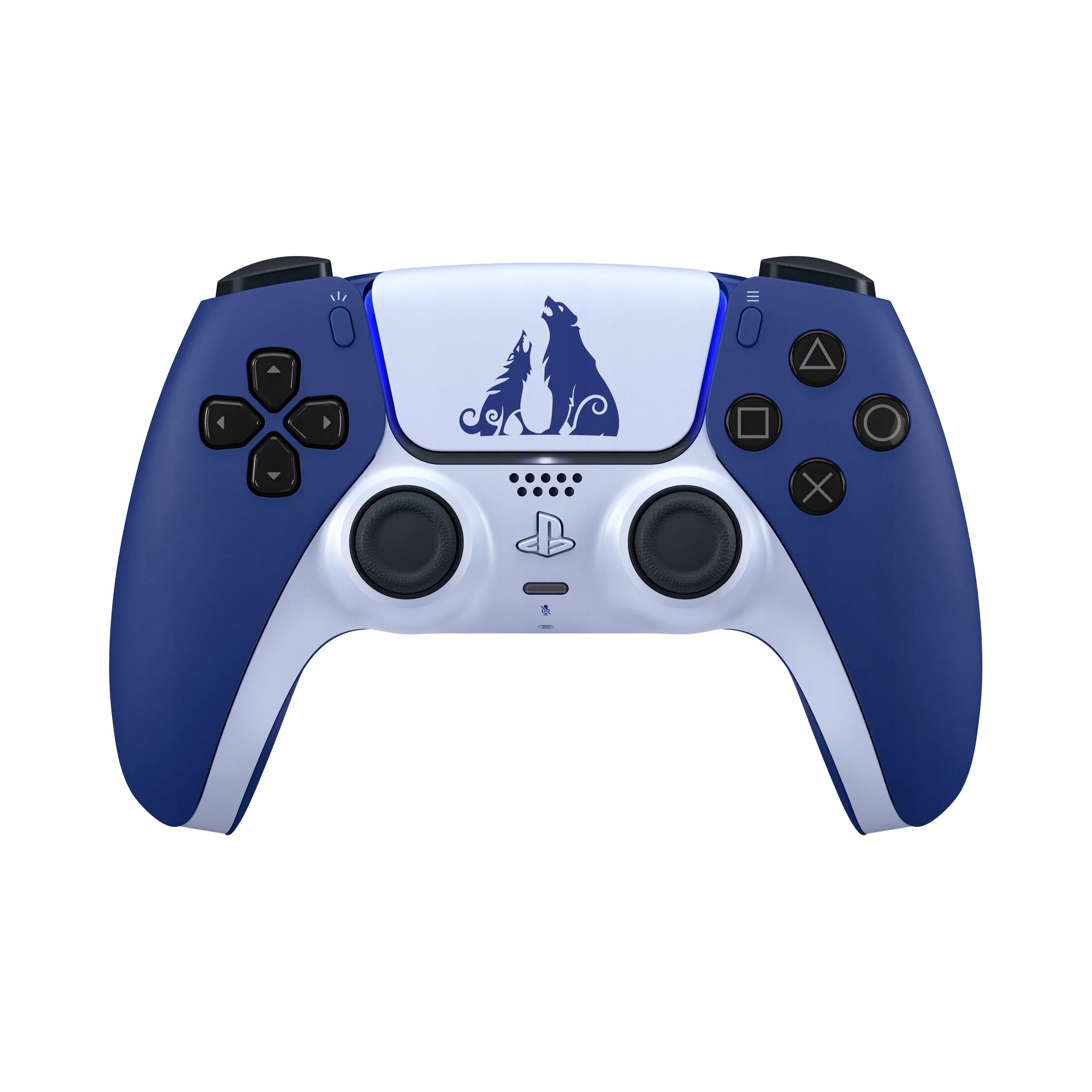 Kontroler DualSense God of War Ragnarok biało-niebieski oryginalny PS5