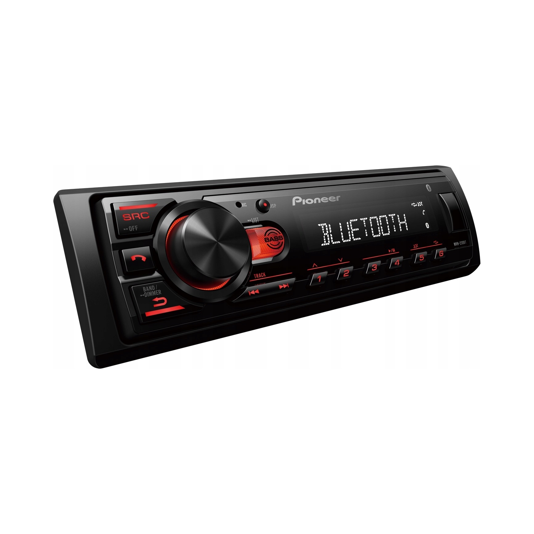 Pioneer MVH-230BT autorádio MP3 Flac Usb Bluetooth 4x50W