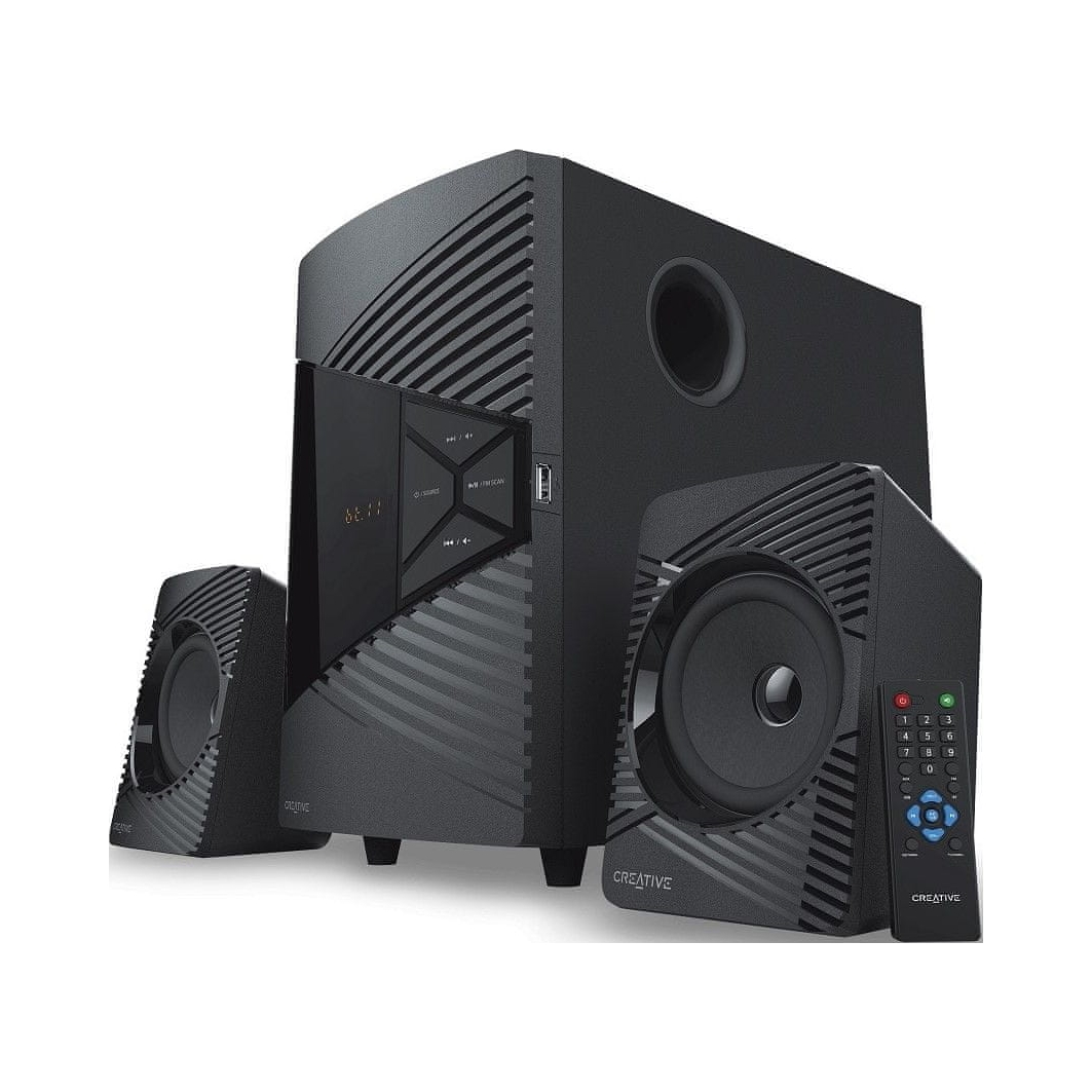 Počítačové reproduktory Creative Sbs E2500 2.1 30W s diaľkovým ovládaním a