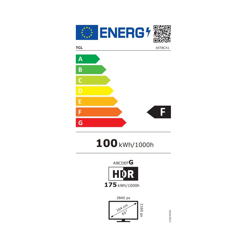 Telewizor Tcl 65T8C 65" 4K Ultra Hd Smart Wi-Fi Metaliczny