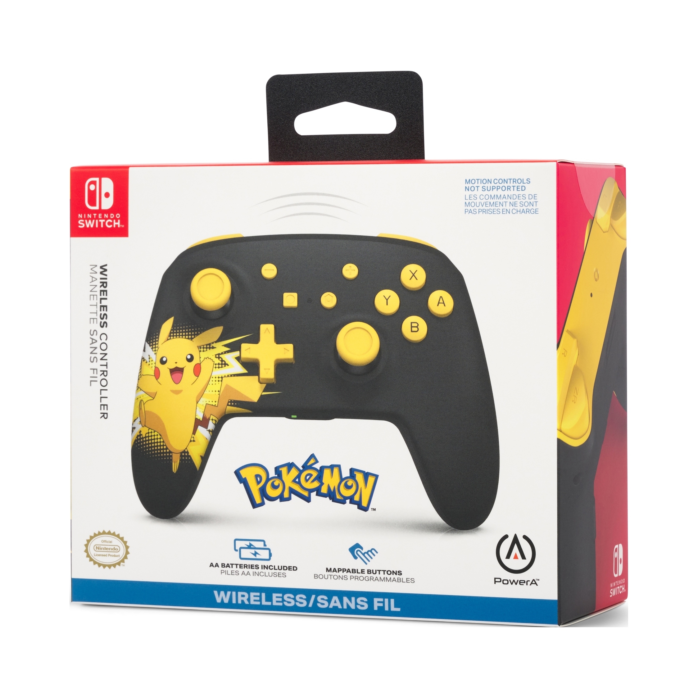 Kontroler bezprzewodowy POWERA Pikachu Ecstatic do Nintendo Switch