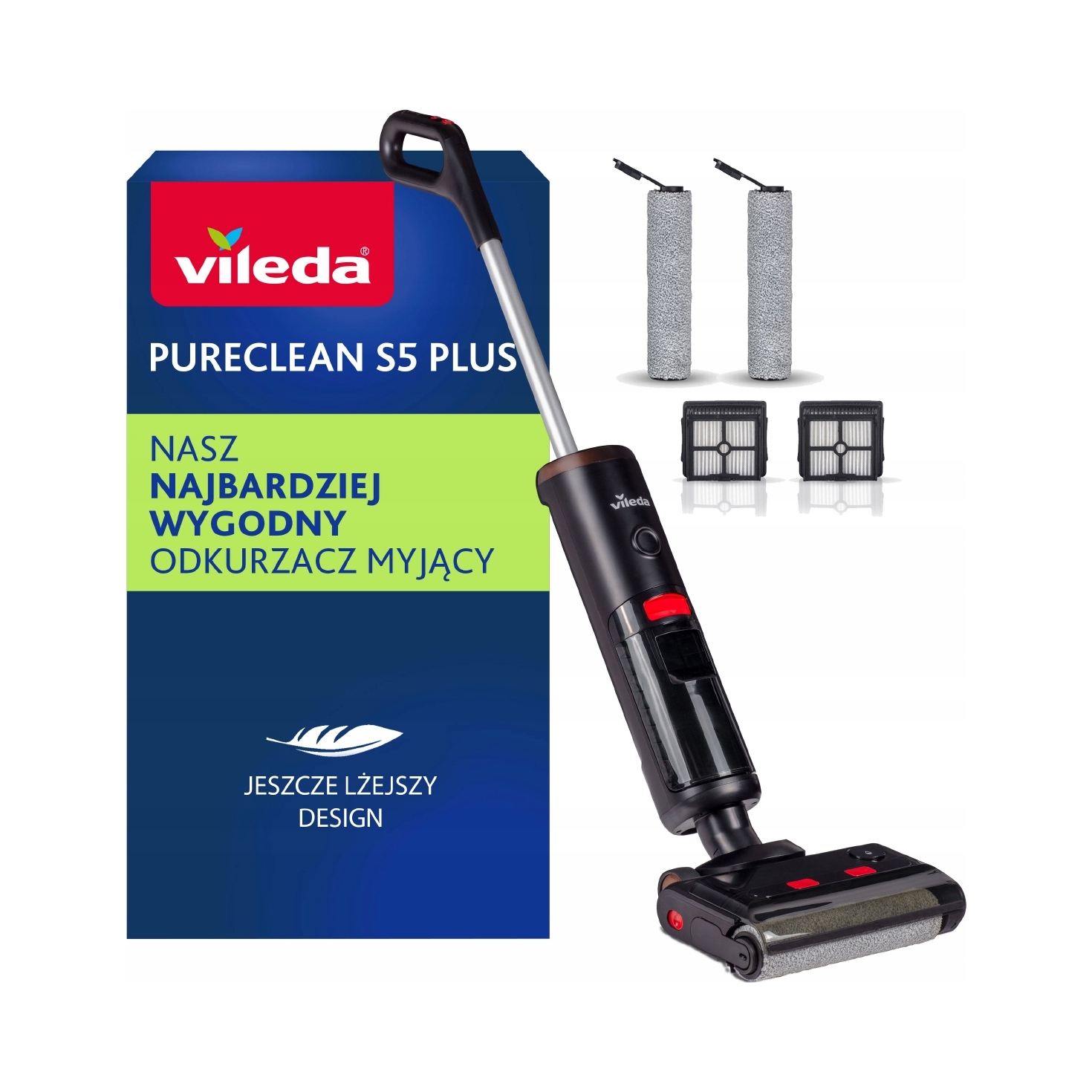 Vysavač Mop Vileda Pureclean S5 Plus Akumulátorový 2V1