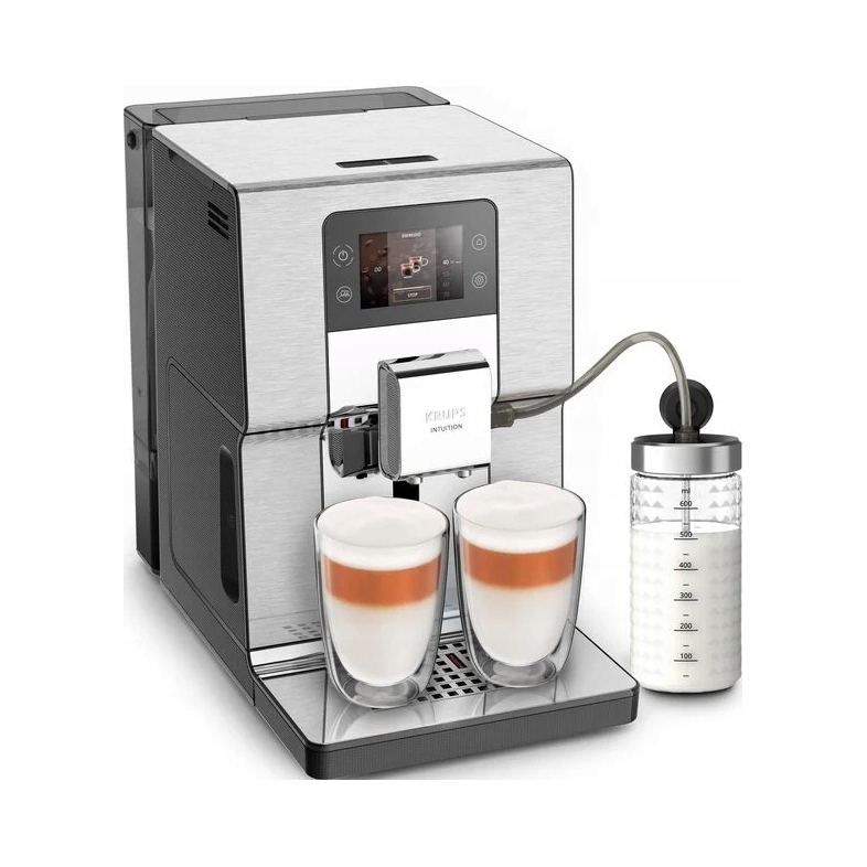 Automatyczny ekspres ciśnieniowy Krups EA877D10 1550 W srebrny/szary