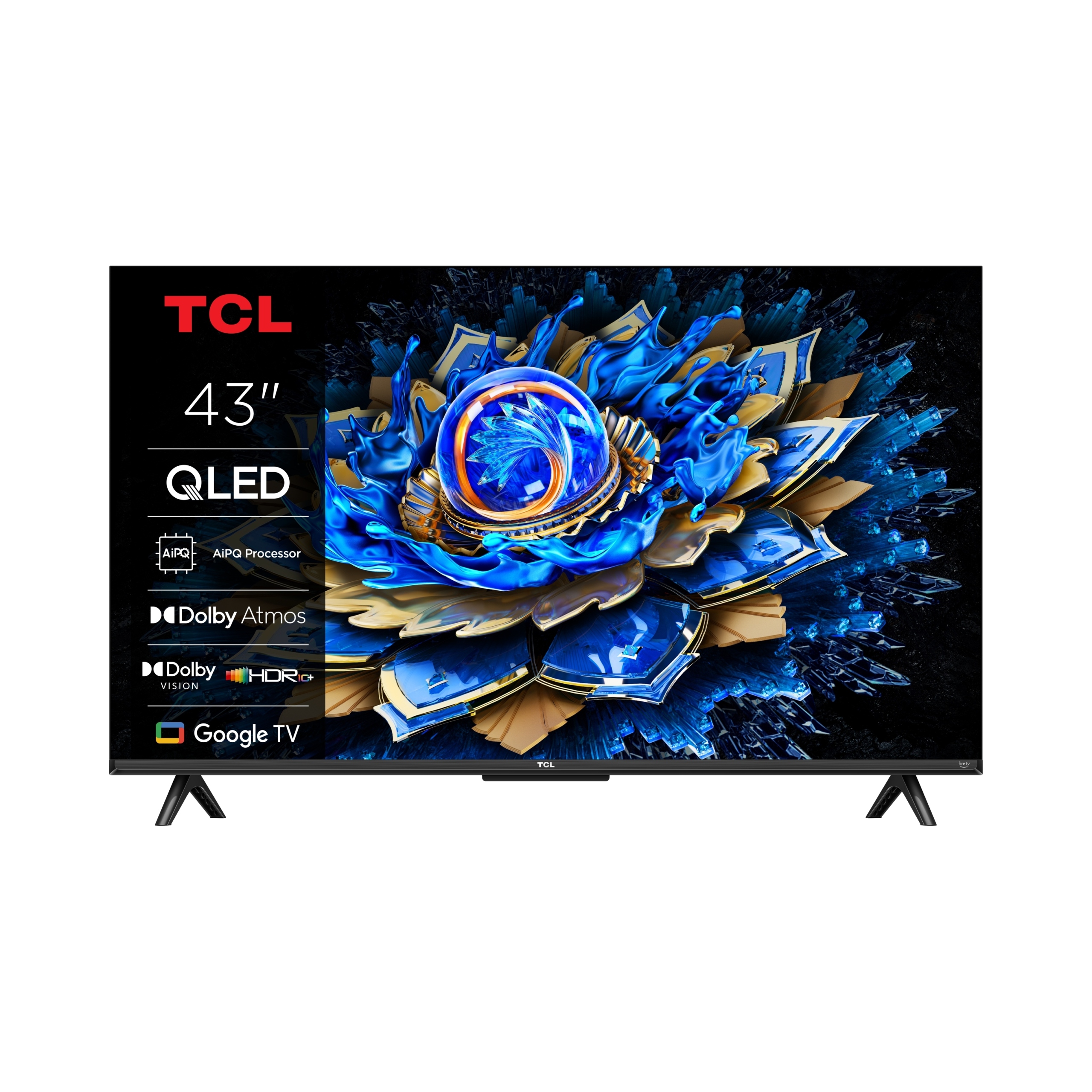 Televízor Tcl 43T69C 43" Qled 4K Uhd SmartTV GoogleTV WiFi Bluetooth
