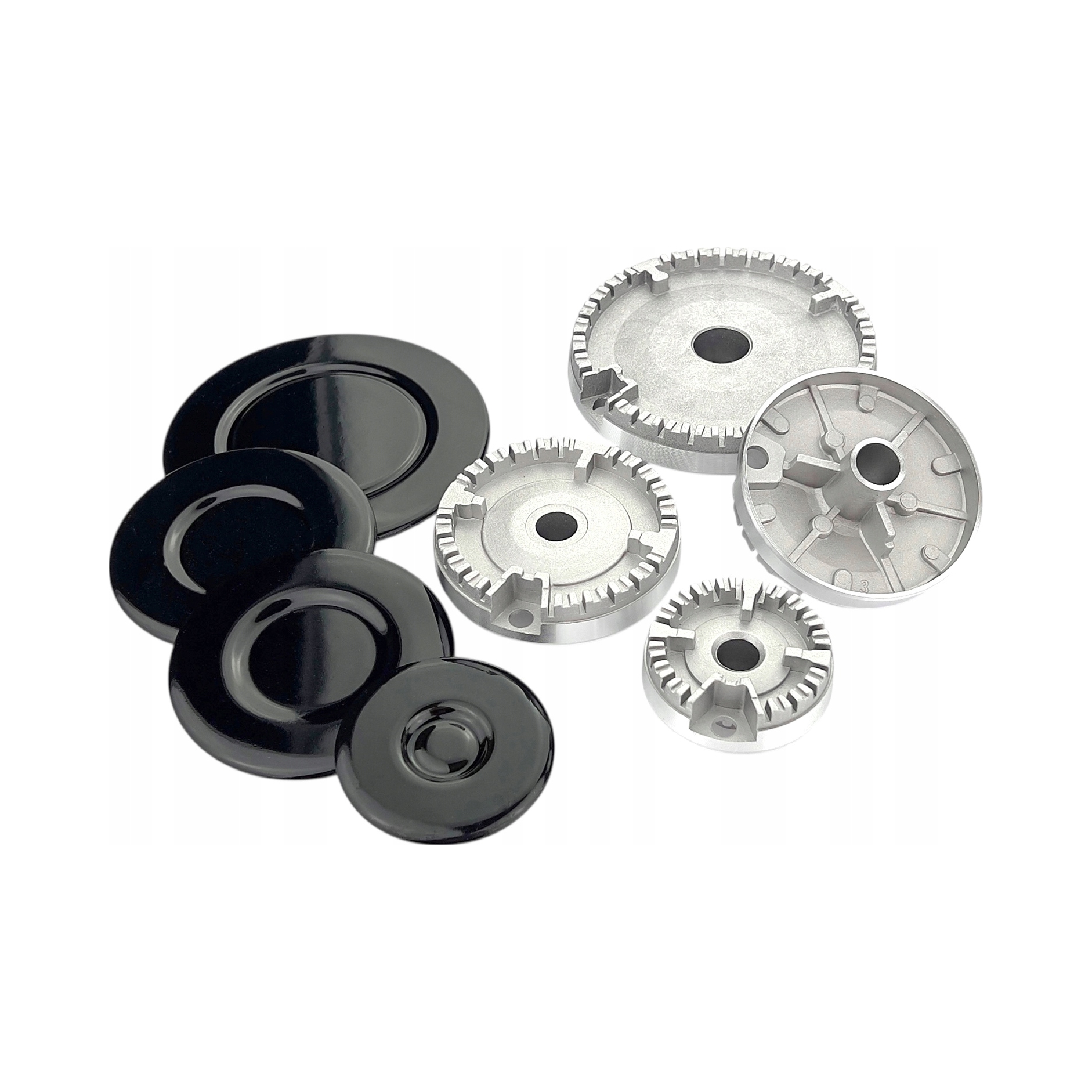 Komplet palników do kuchenki Mastercook Amica Beko Ariston Indesit