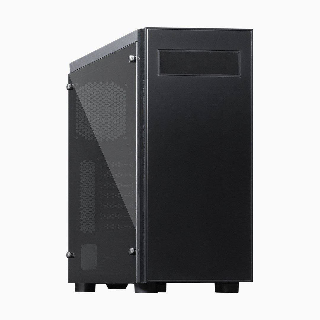 Počítačová Skriňa Chieftec AL-02B-TG-OP Midi Tower, čierna