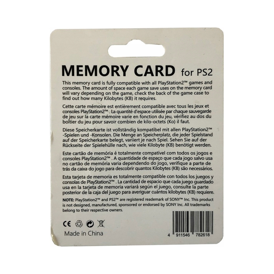 Karta pamięci 128MB do konsoli PS2