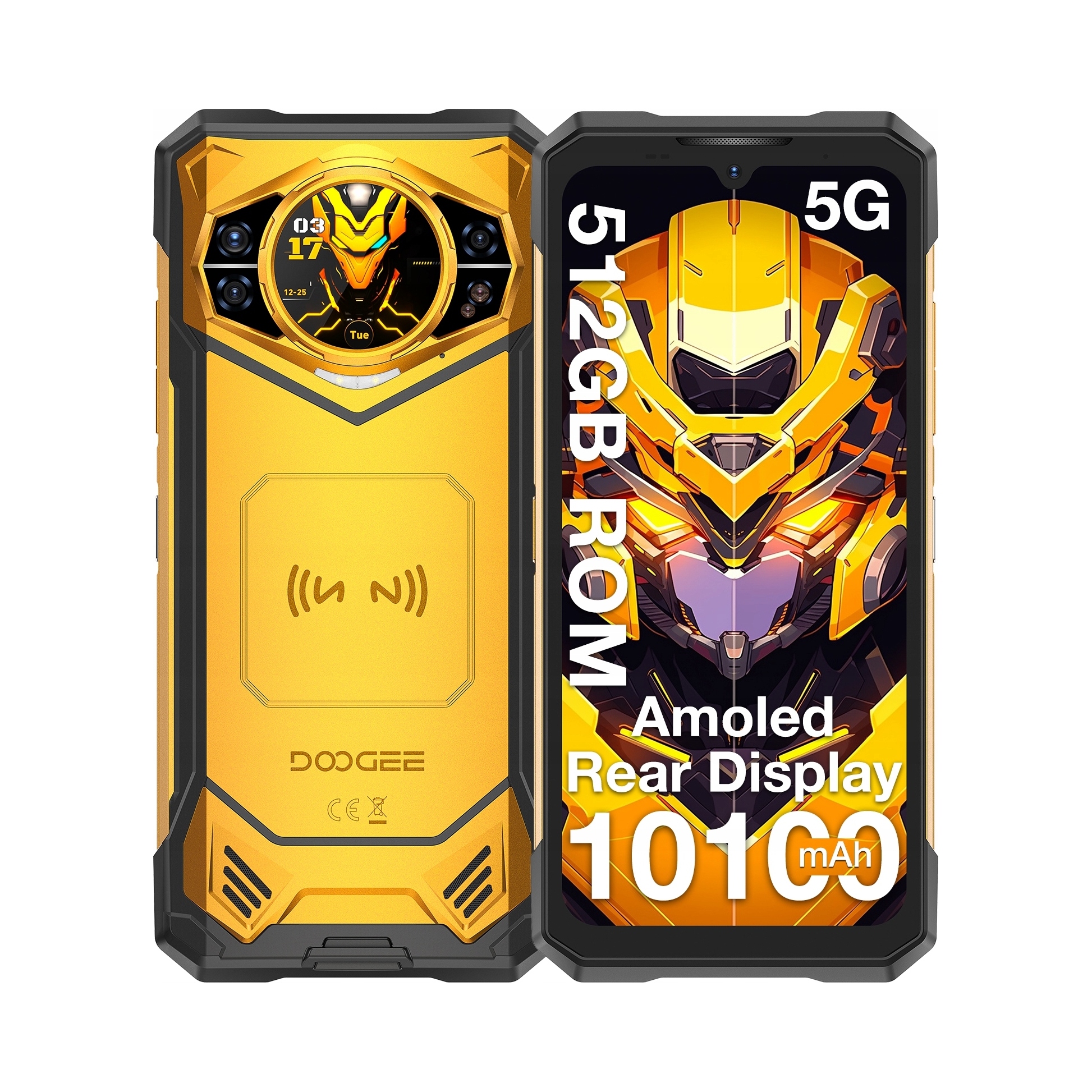 Smartphone DooGee S200X 12 GB/512 Gb 5G Android 14 6,72" 10100 mAh