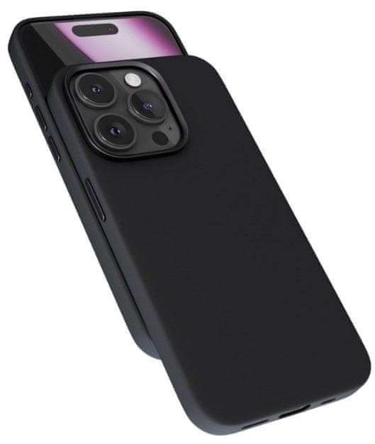 Silikonový zadní kryt Epico Mag+ pro Apple iPhone 16 Pro Max černý
