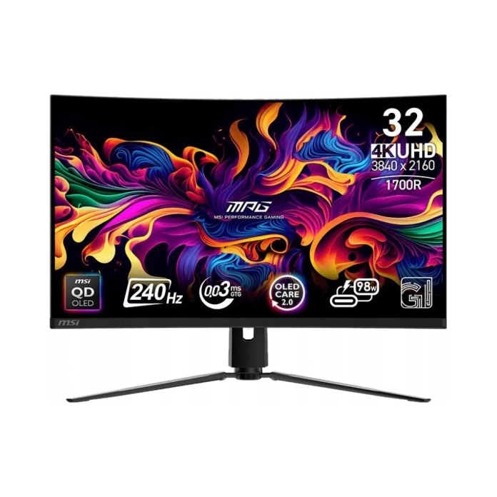 Herný monitor Msi Mpg 321CURX Qd Oled 3840 x 2160 Uhd 4K 240 Hz