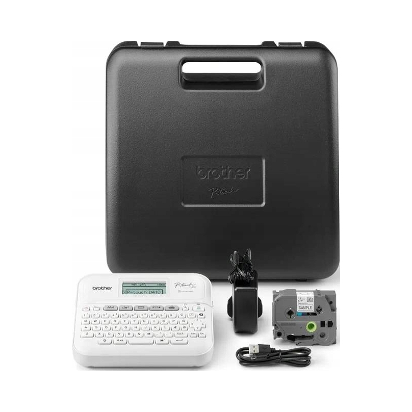 Drukarka etykiet Brother Ptouch PT-D410VP PTD410VP zestaw walizkowy
