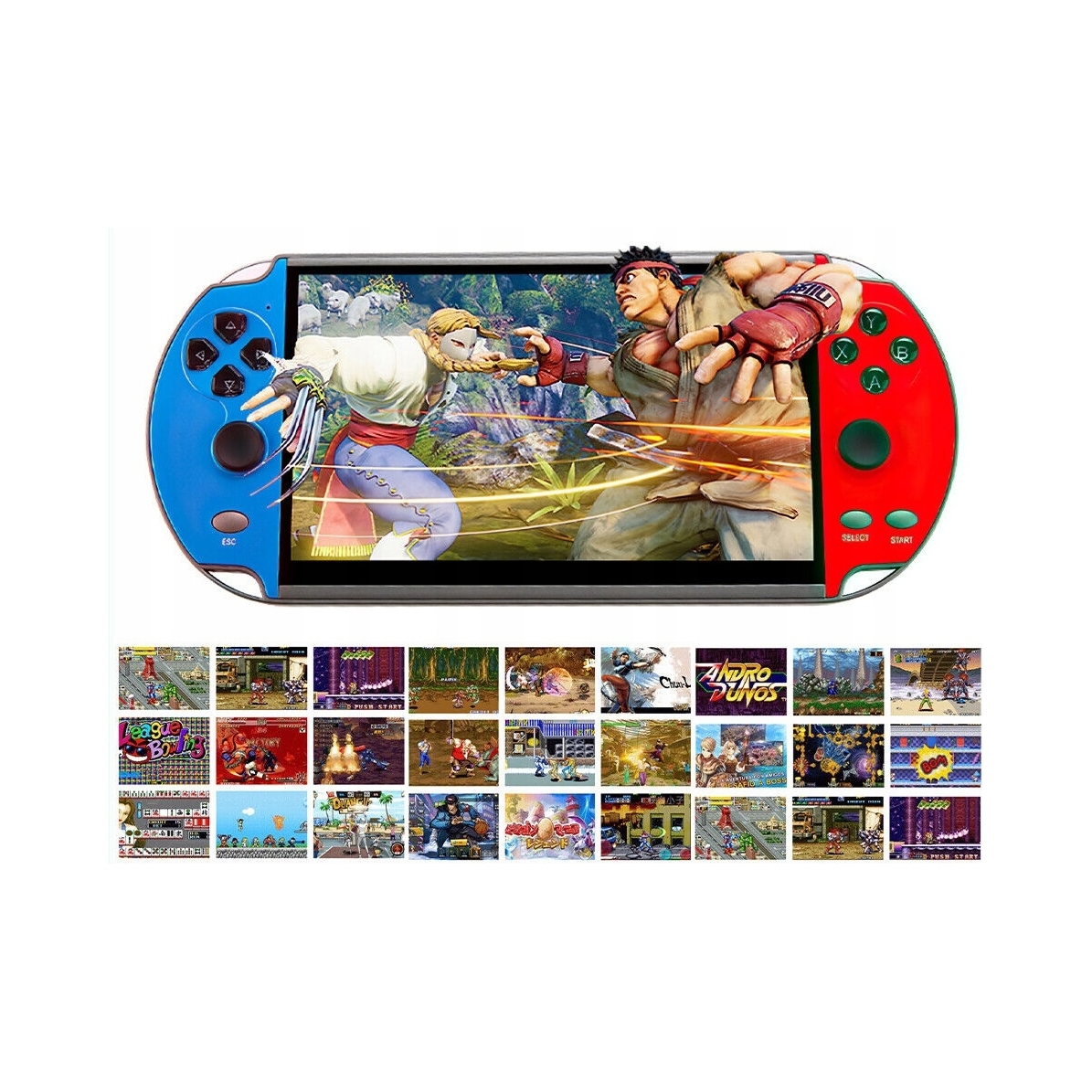 Przenośna Konsola X12 Retro 11000 Gier Street Fighter Contra Metal Slug