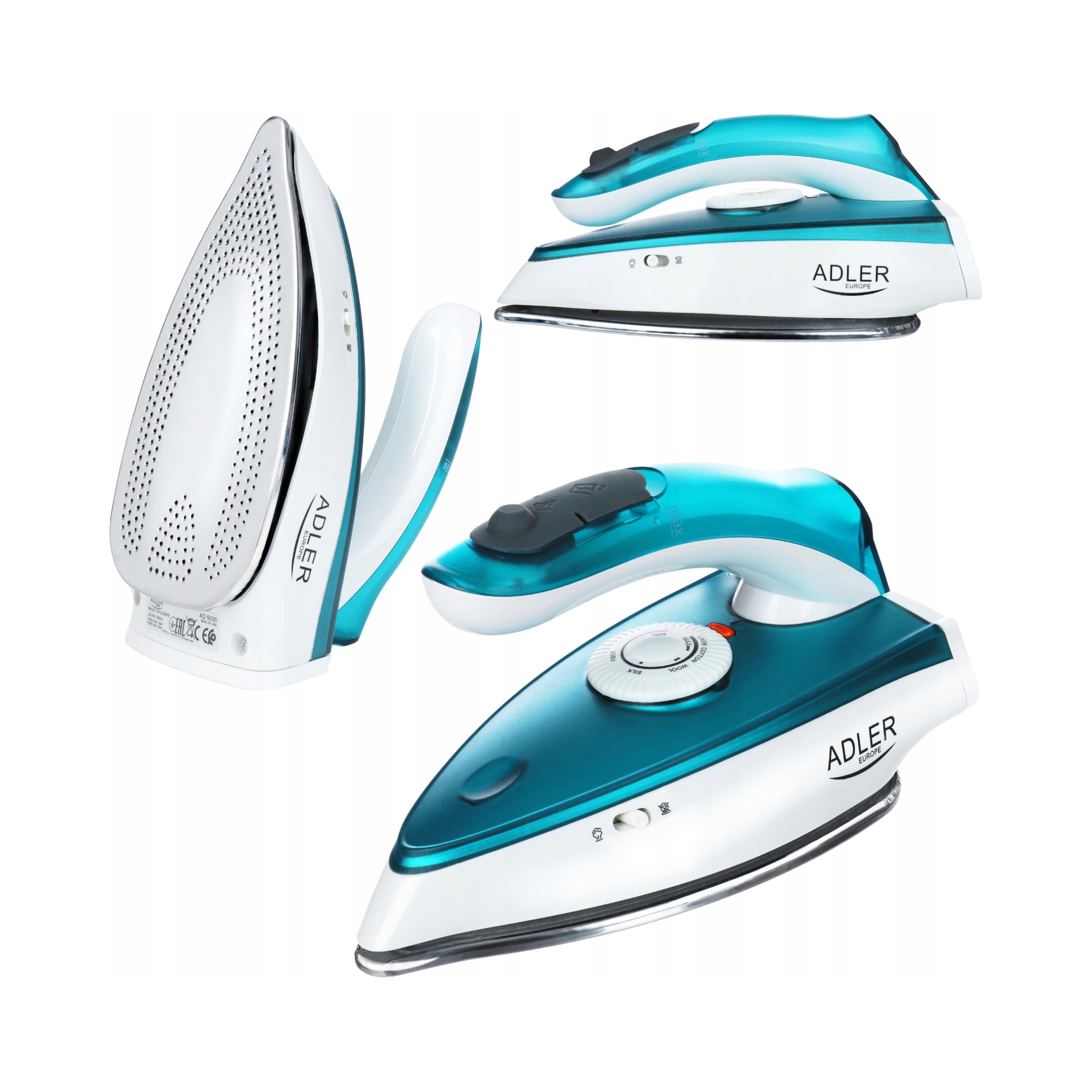 Žehlička 1700 W Cestovní Pár Adler