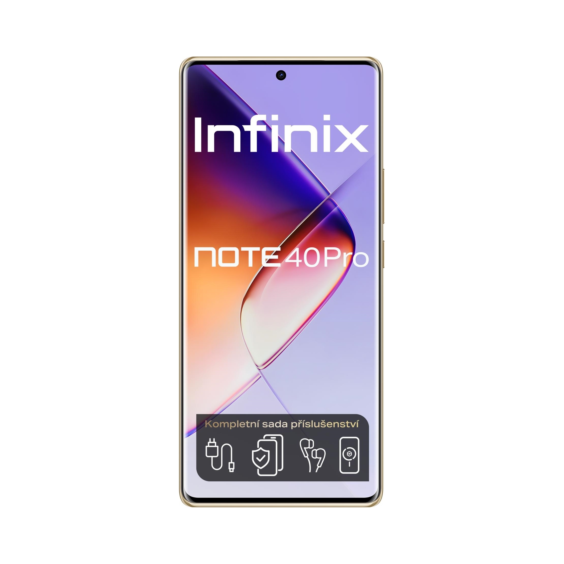 Smartphone Infinix Note 40 Pro 12 Gb 256 Gb 4G (lte) zlatý