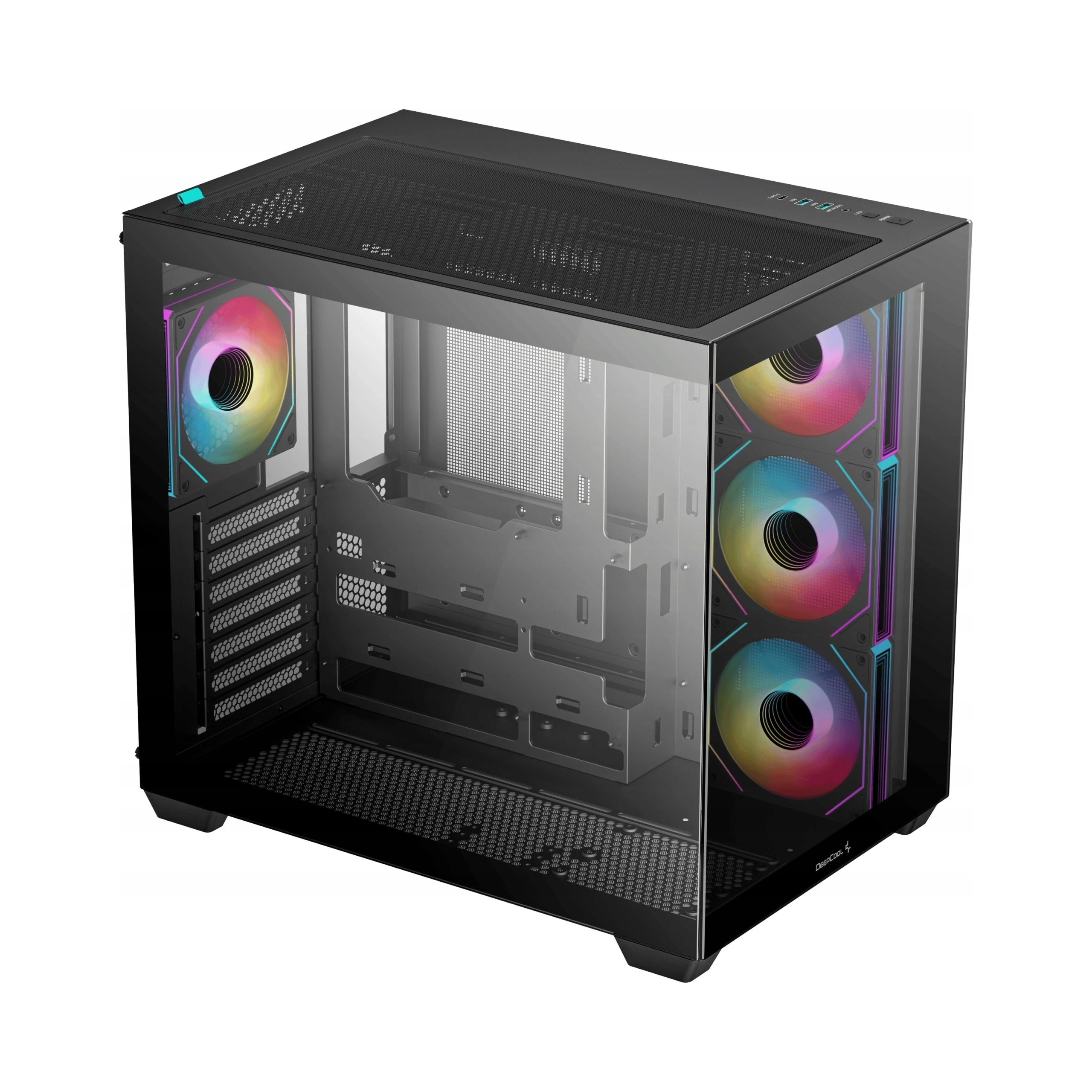 Deepcool skříň CG530 4F Atx 4x120mm Argb fans Usb 3.0 Usb-c/ panora