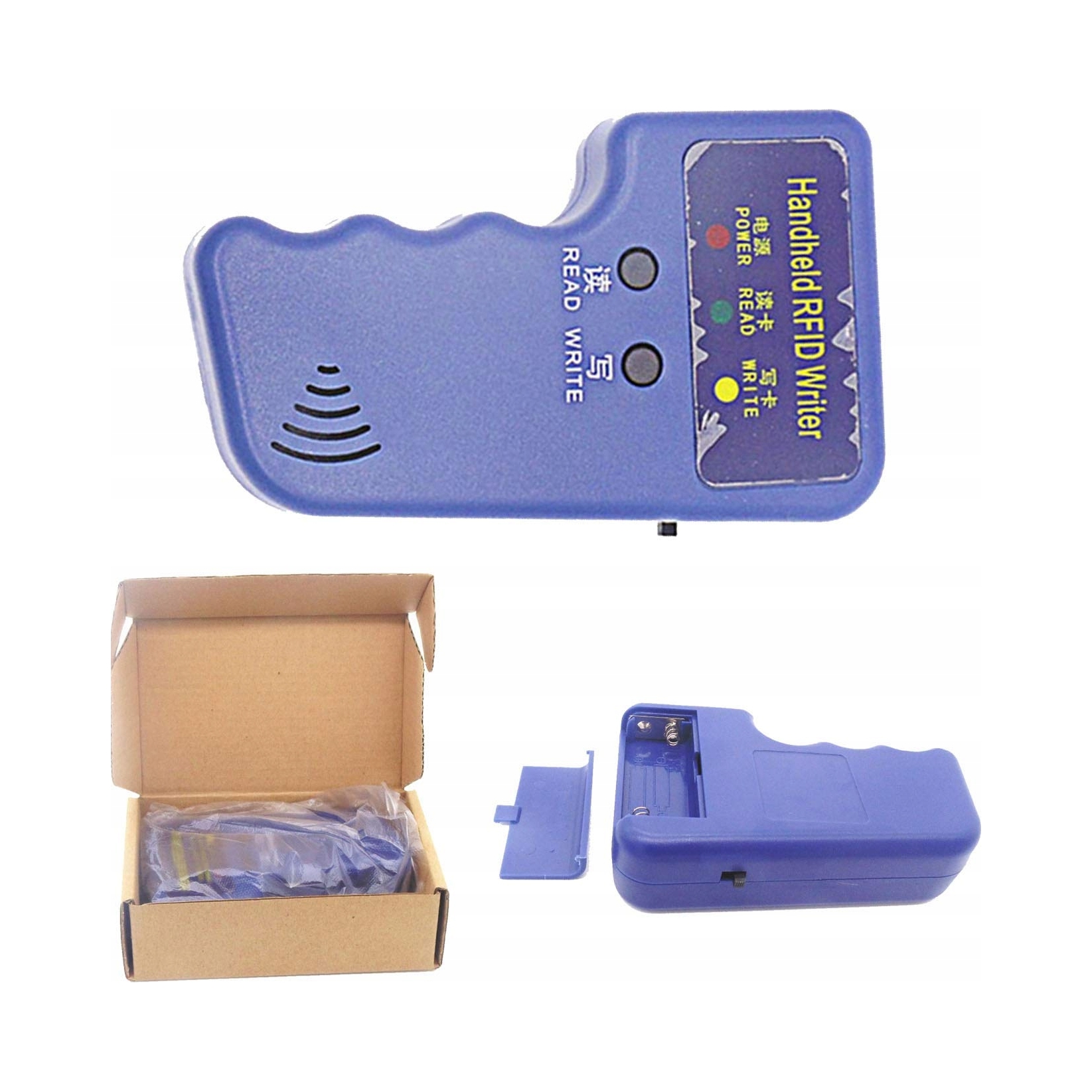 Zestaw programator RFID 125 kHz z 5 brelokami i 5 kartami