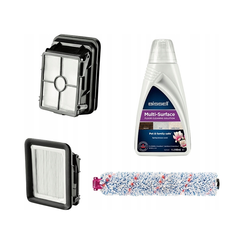 Zestaw akcesoriów Bissell CrossWave 4 szt. płyn, szczotka, filtr
