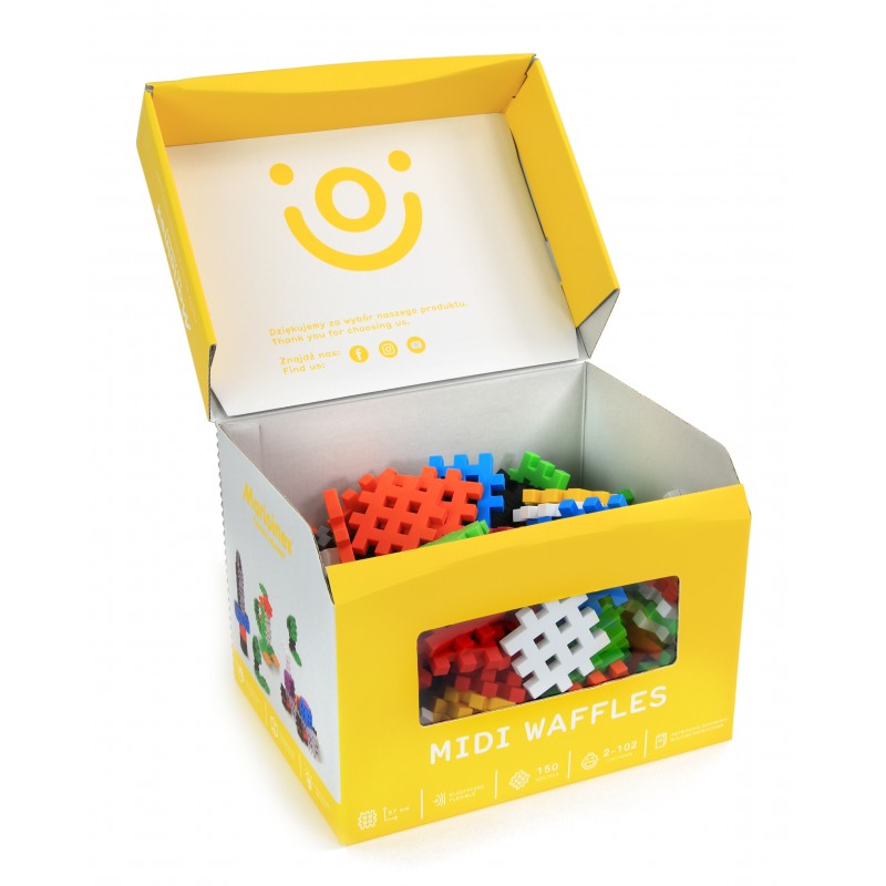 Marioinex Klocki Waffle Midi 150 elementów 582
