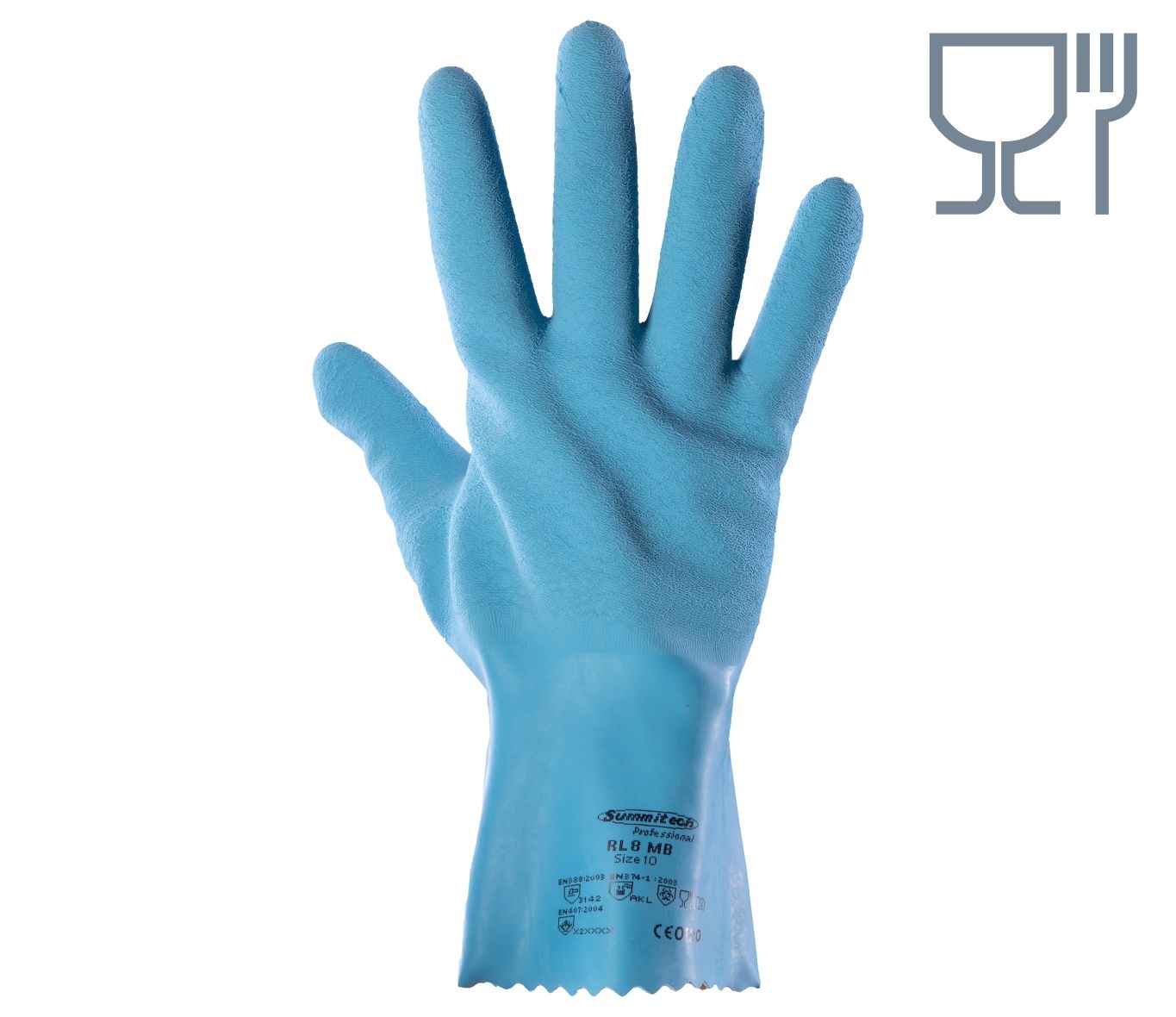 12 x chemické rukavice Summitech RL8 Mb velikost 11 RUR8