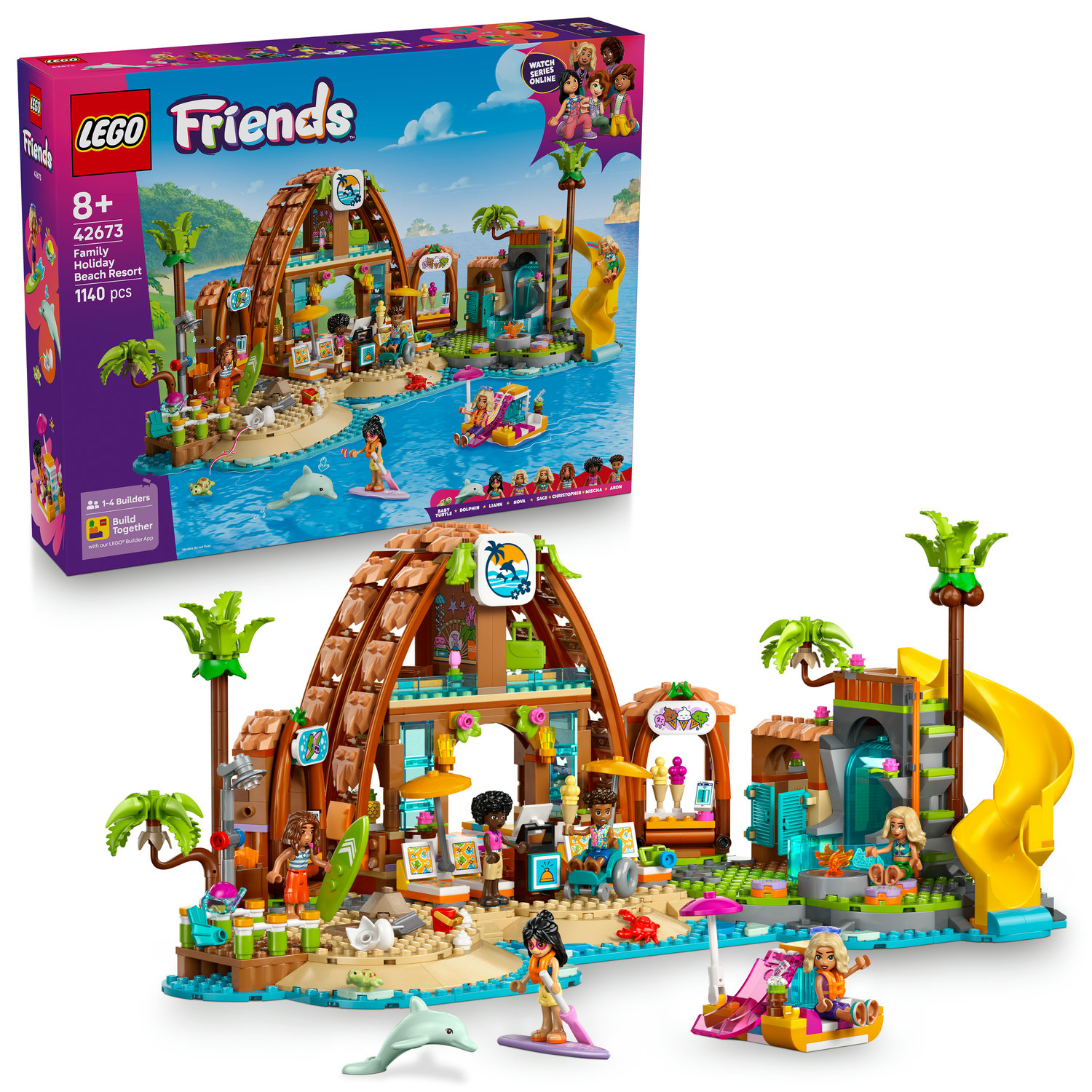 Lego(r) Friends 42673 Rodinná dovolená na pláži