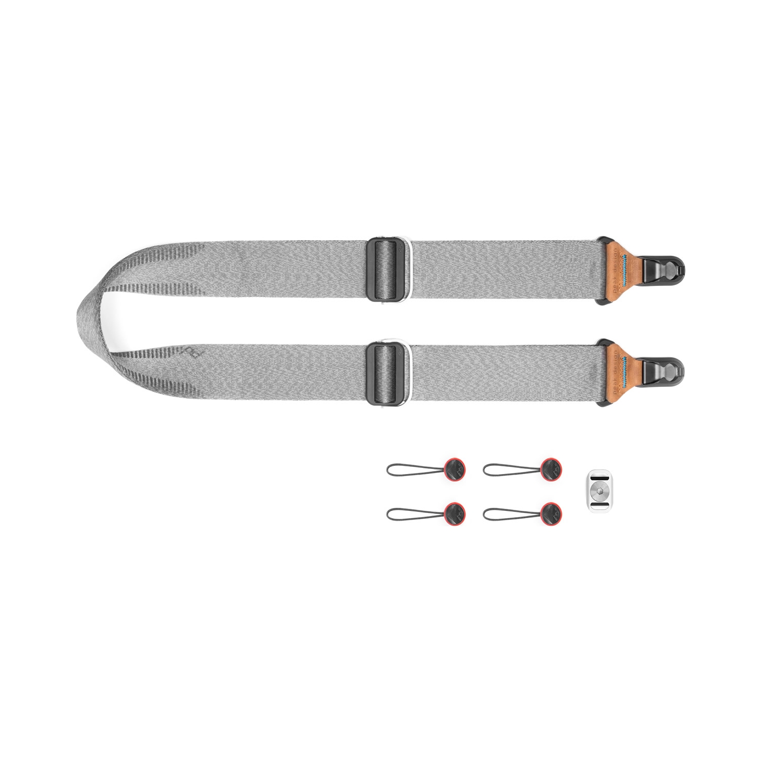 Peak Design Pásek na krk Slide Ash v3 popelavý