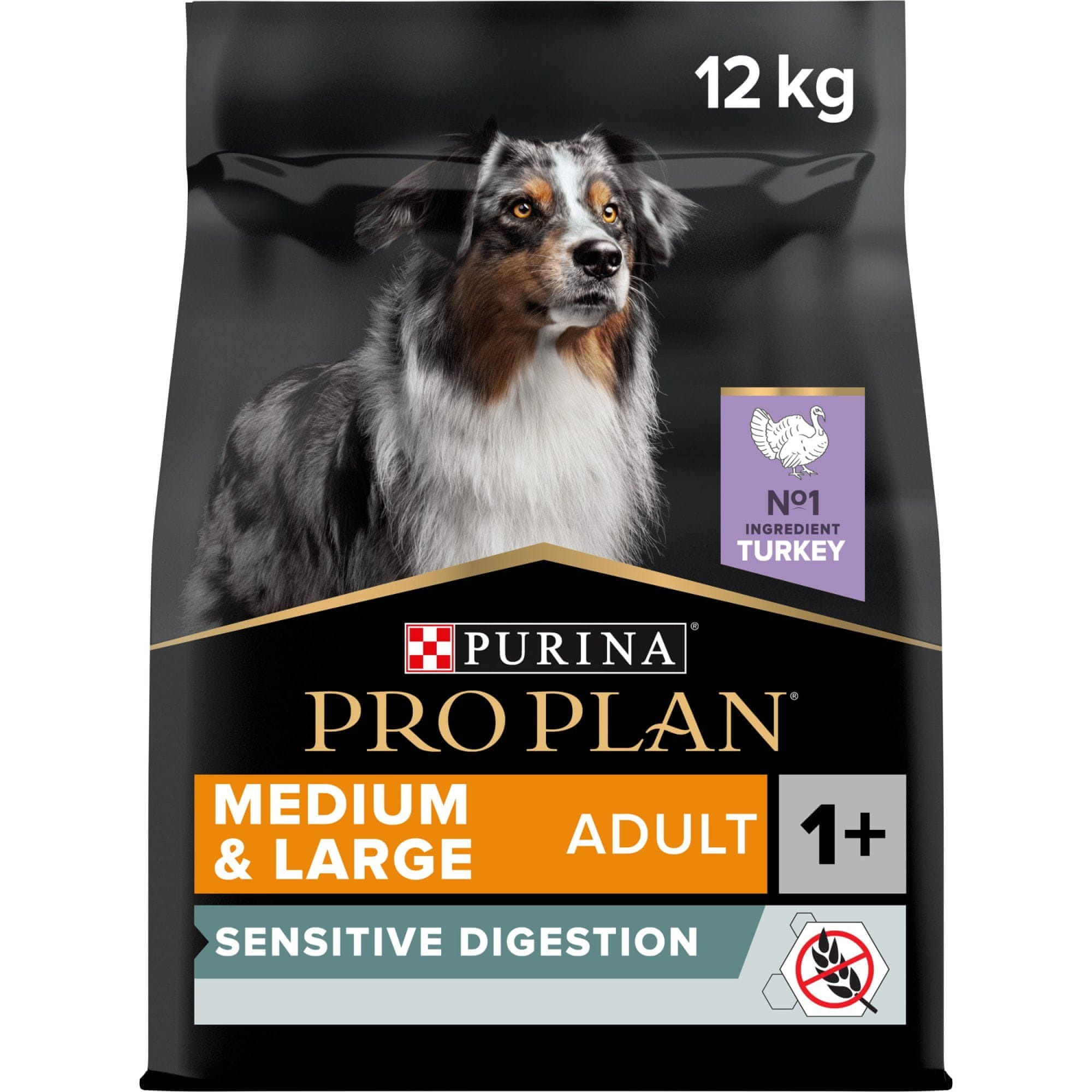 Purina Pro Plan Medium & Large Adult Sensitive Indyk 12kg