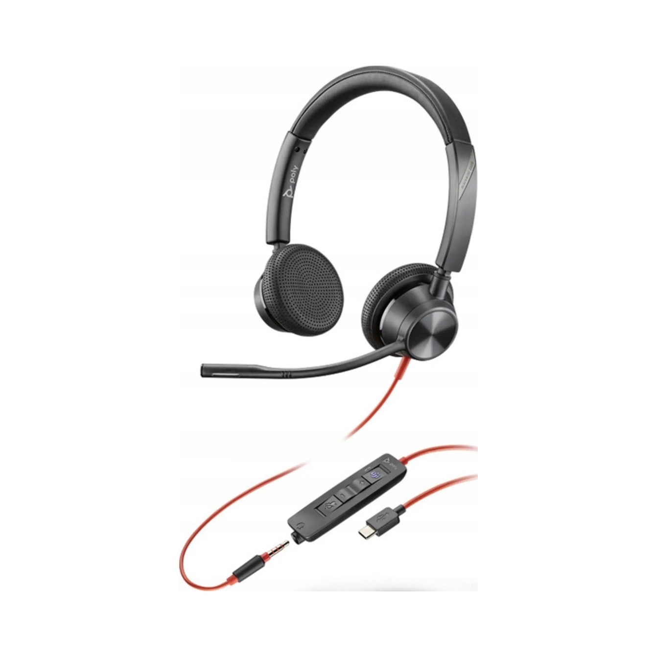 Slúchadlá cez uši Poly Blackwire 3225