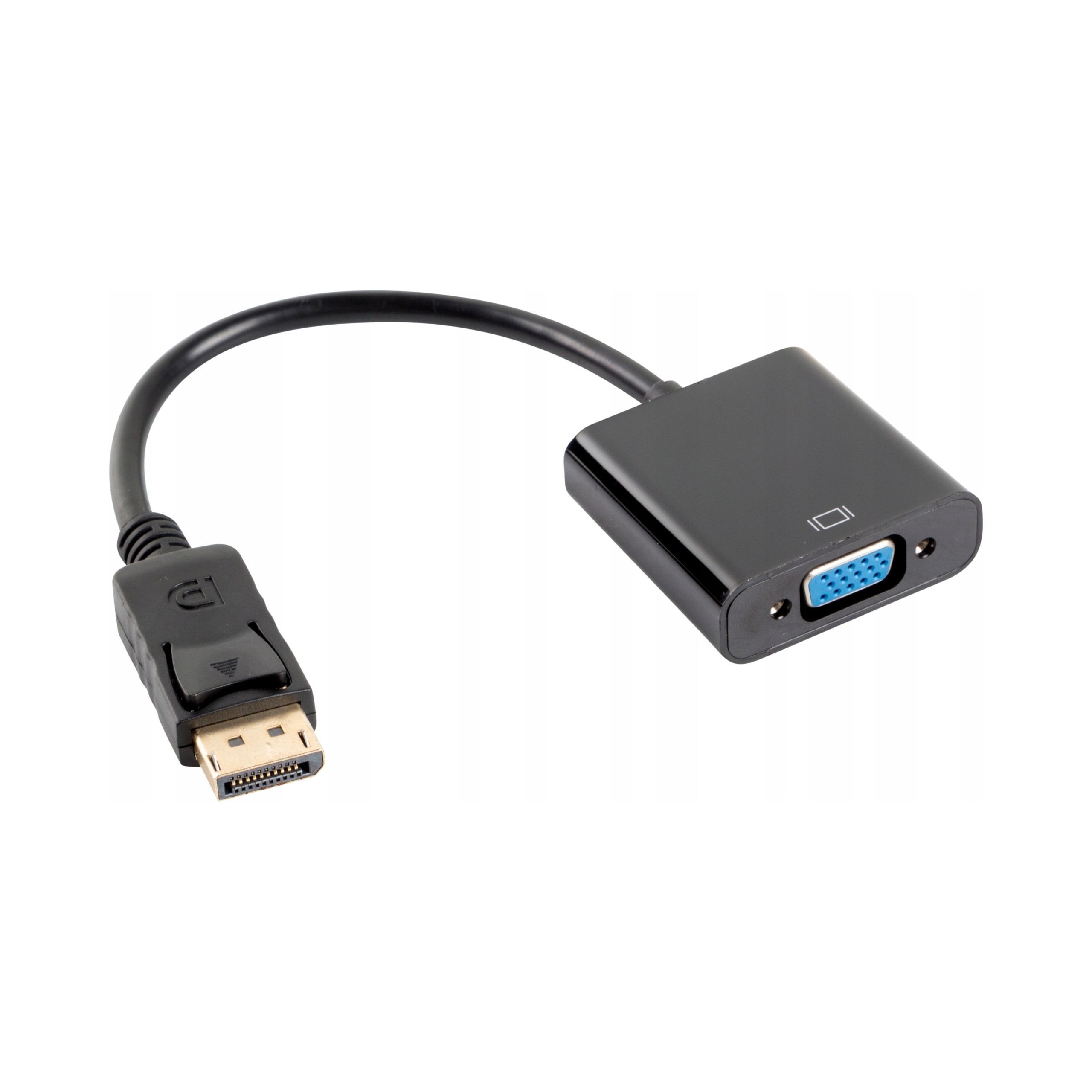 Adapter Lanberg AD-0002-BK DisplayPort - D-Sub (VGA) 20 cm