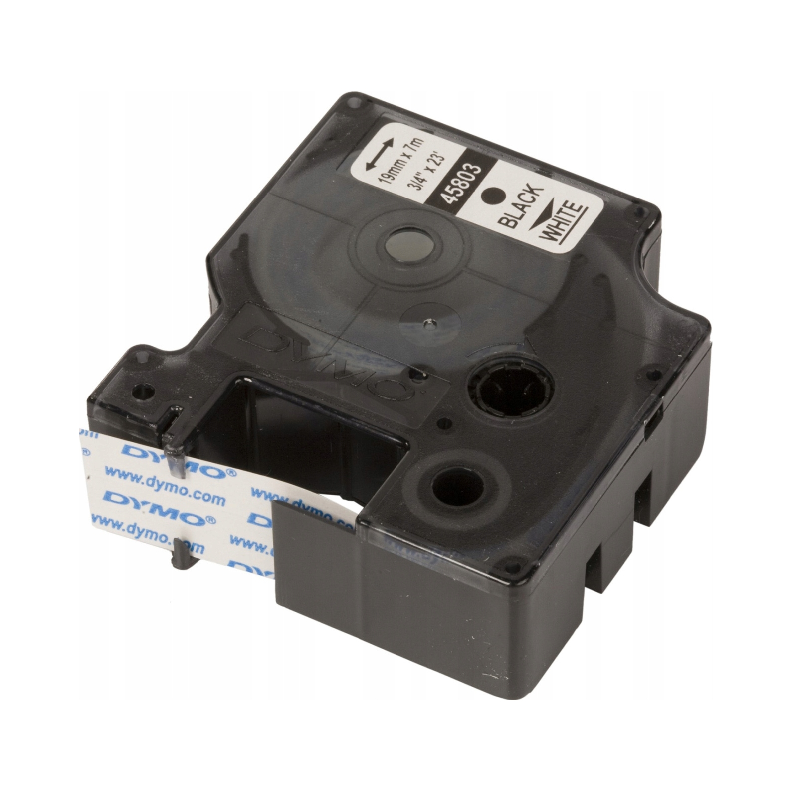 Páska Dymo D1 19 mm x 7 m bílá/černý potisk 45803 S0720830