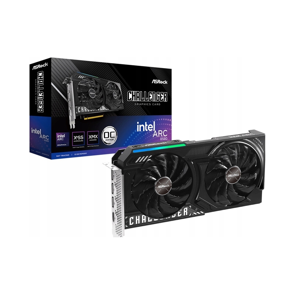 Grafická karta ASRock Arc B580 Challenger Oc 12GB GDDR6 (B580 CL 12GO)