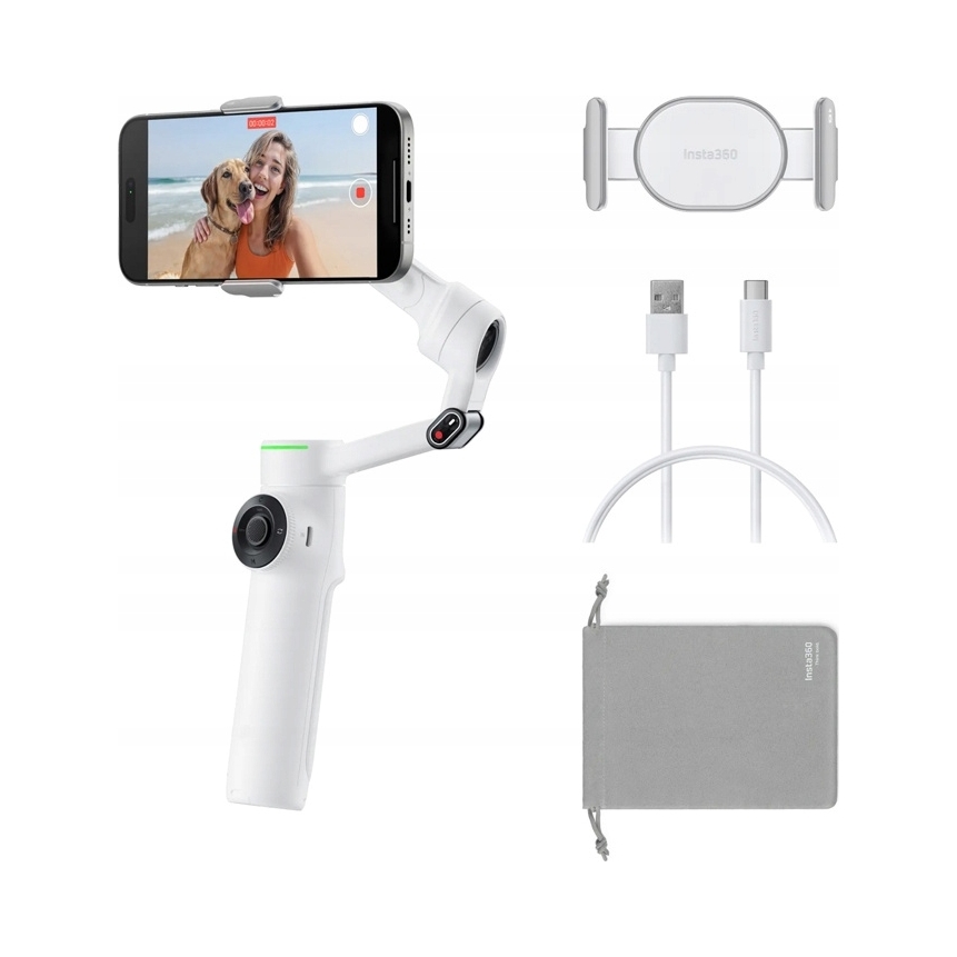 Stabilizator obrazu Insta360 Flow 2 Pro elektroniczny z Ai Trackerem