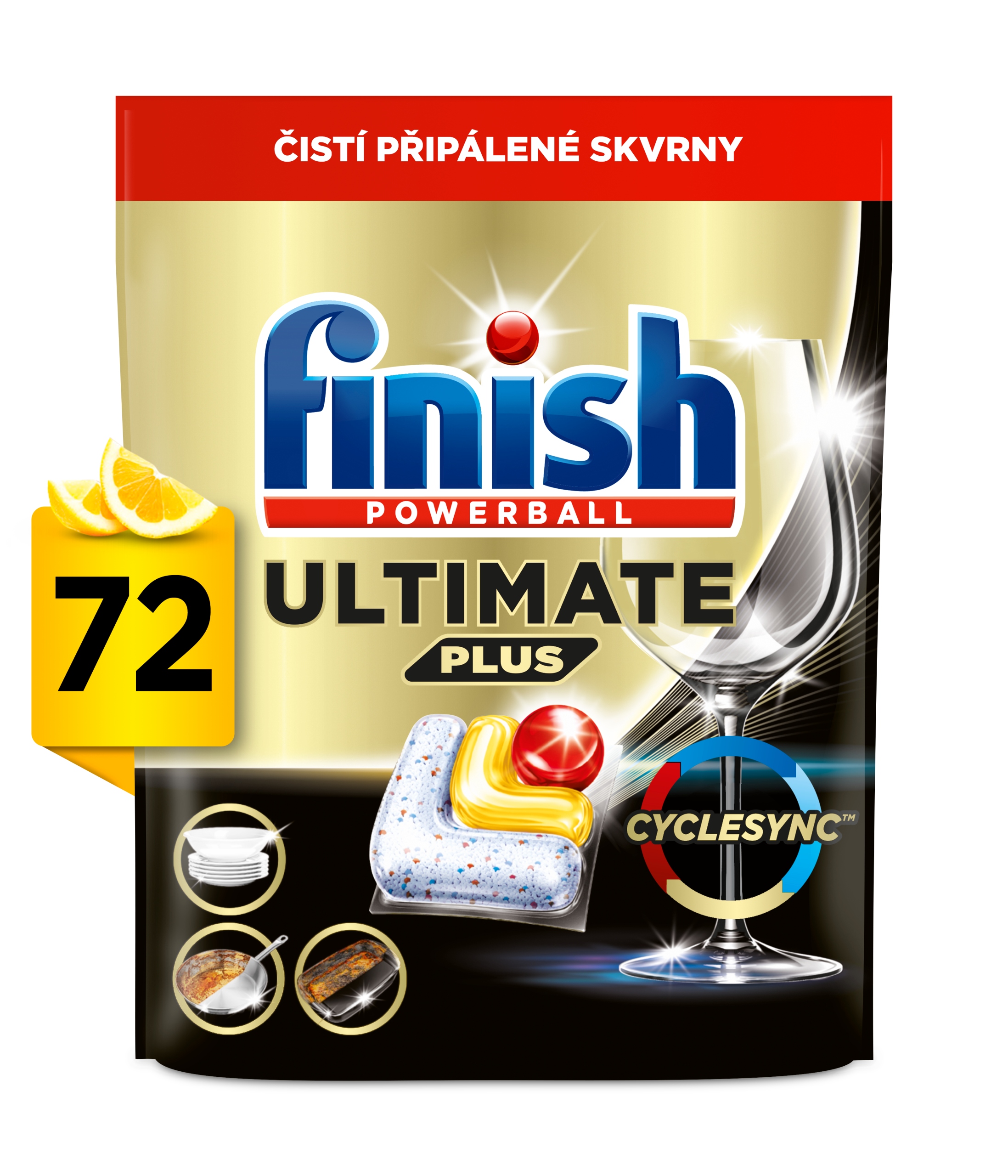 Levně Finish Ultimate Plus All in 1 kapsle do myčky nádobí 72 ks