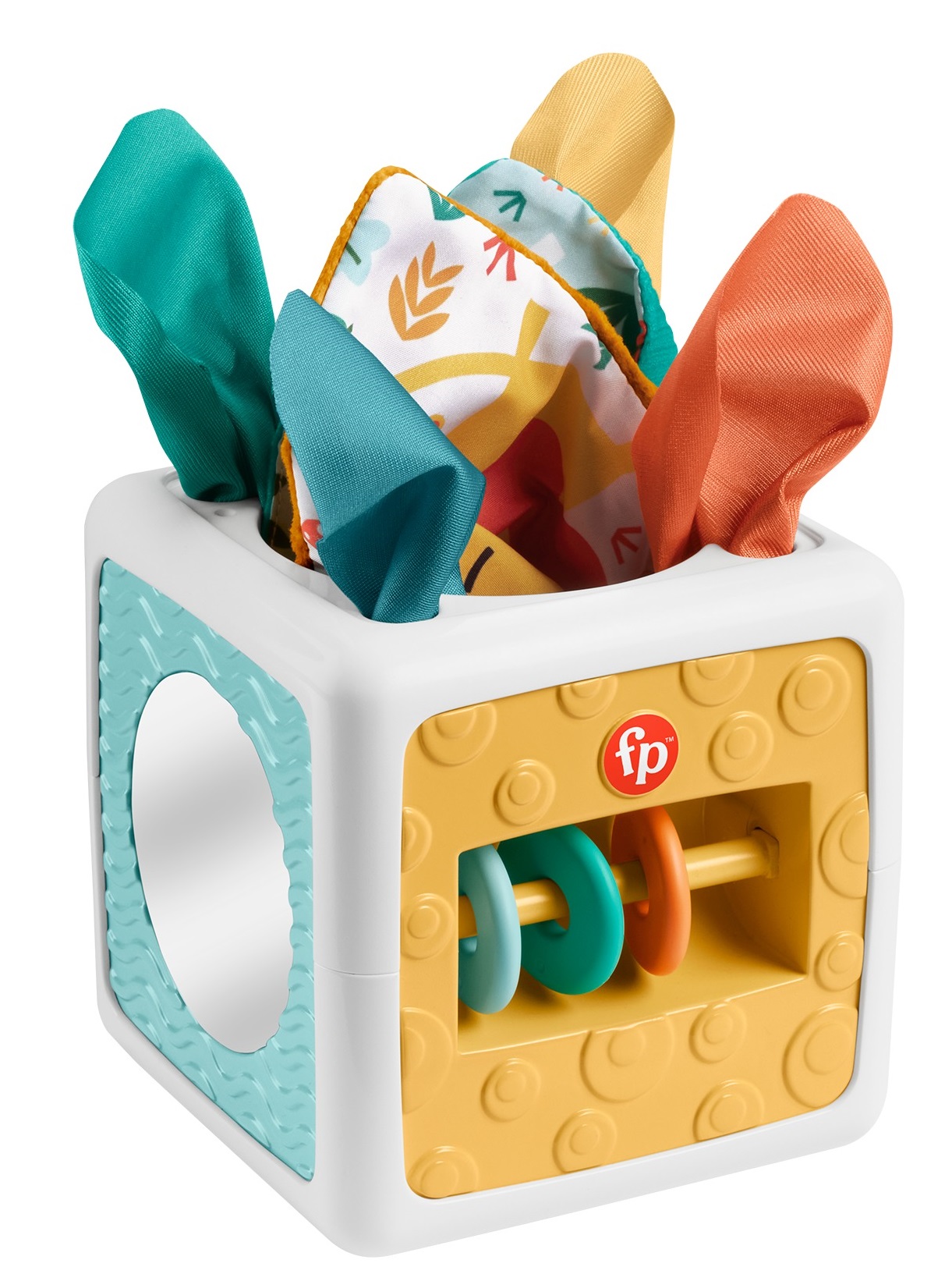 

Fisher-Price Kostka sensoryczna pudełko chusteczek